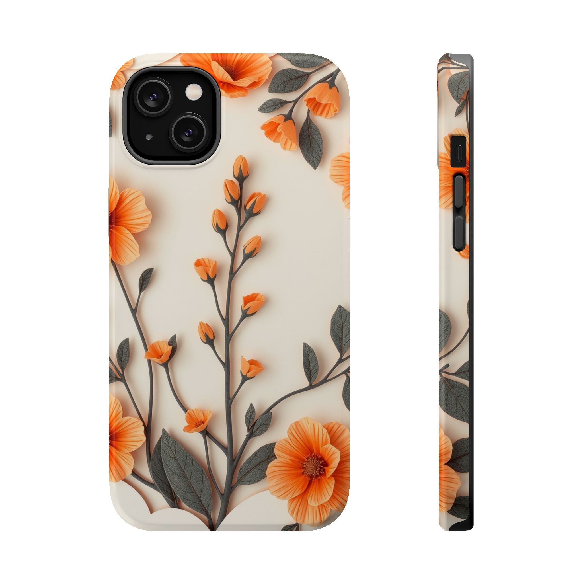 iPhone Vintage Botanical Print Paper Cut Art Slim iPhone Everyday · iPhone Case