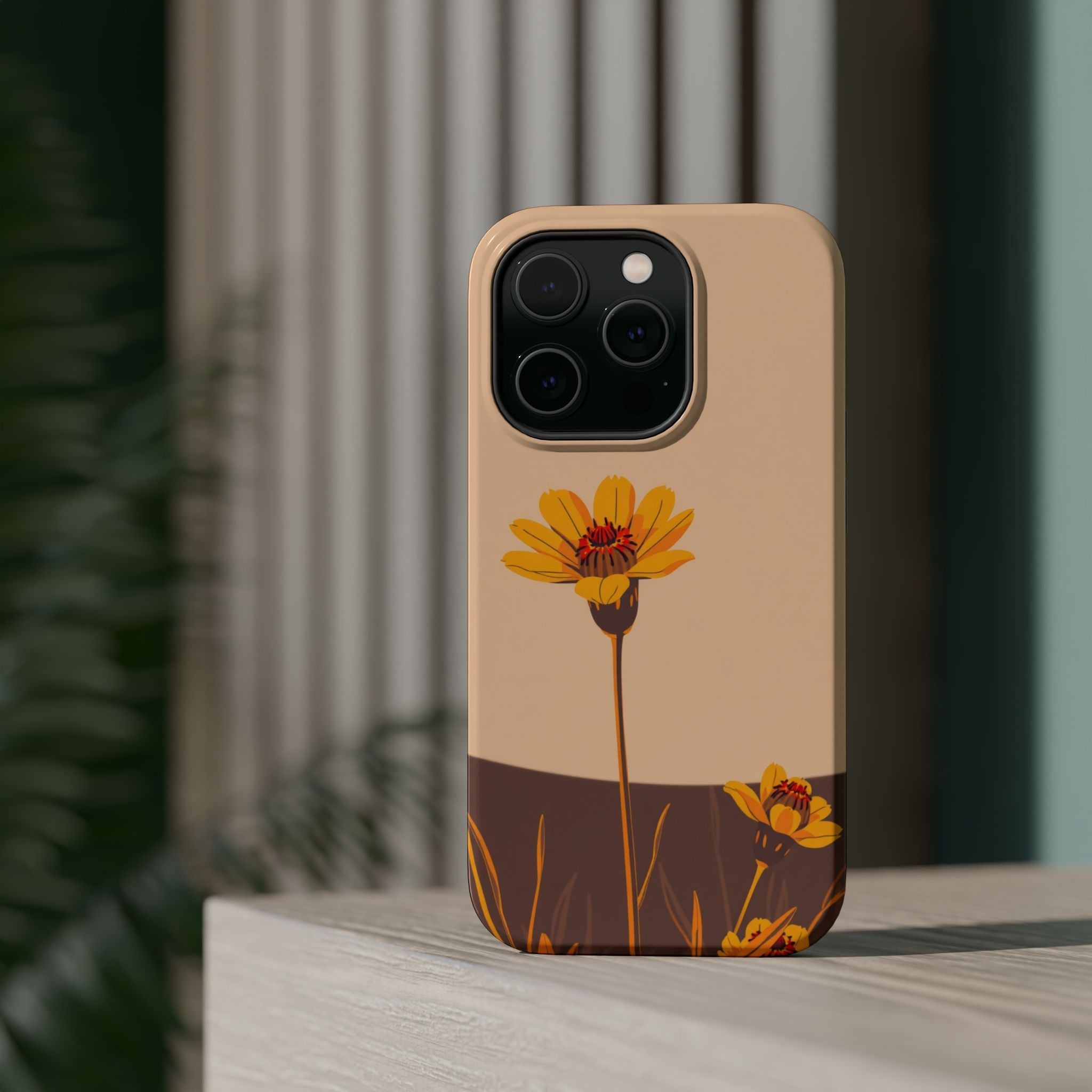 iPhone Serene Desert Flower Design Bold Modern Everyday Snap Case · iPhone Case