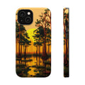 iPhone Earthy Cypress Swamp Design Bold Modern Everyday Snap Case · iPhone Case