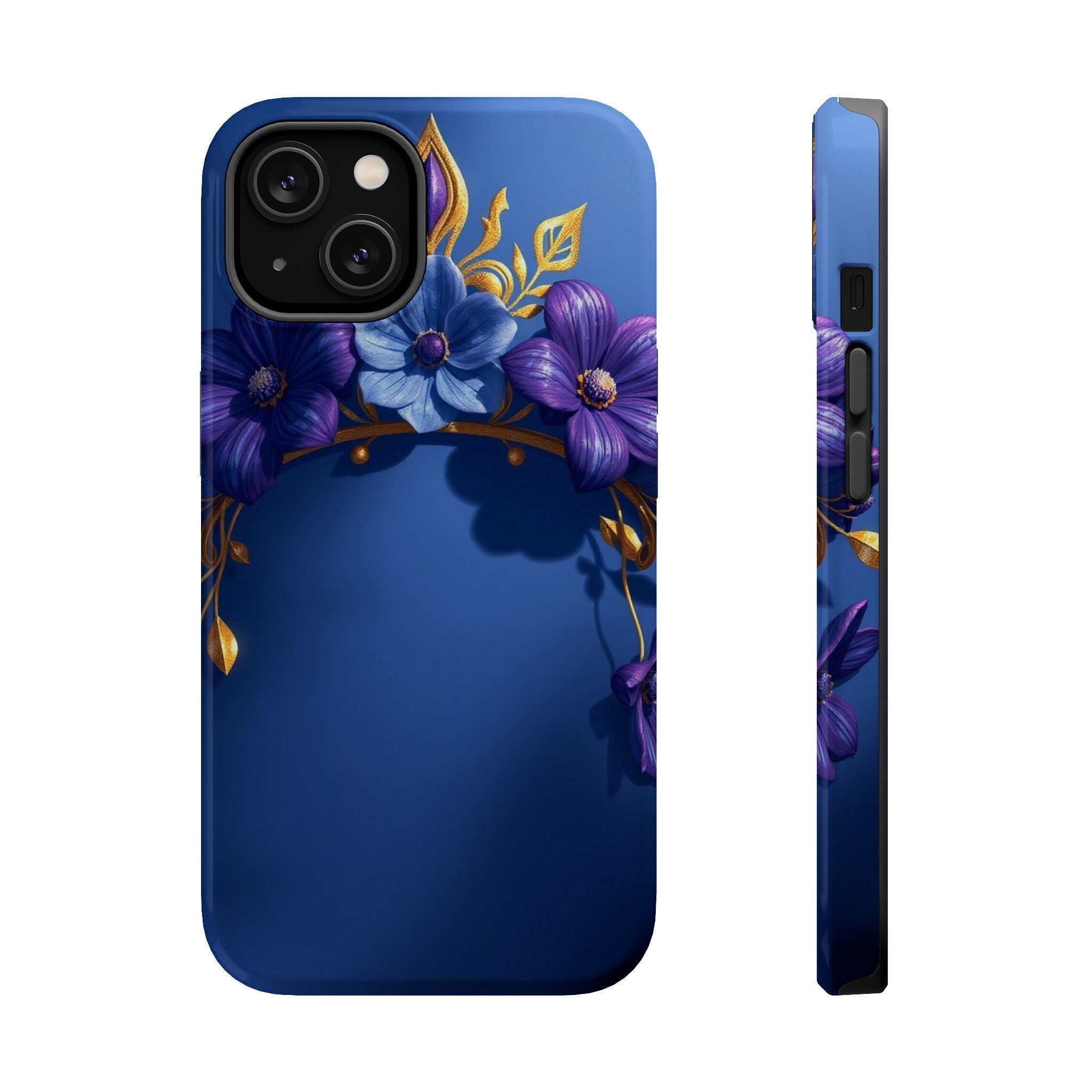 iPhone Vibrant Floral Crown Design 14 Slim Everyday Designer Case · iPhone Case