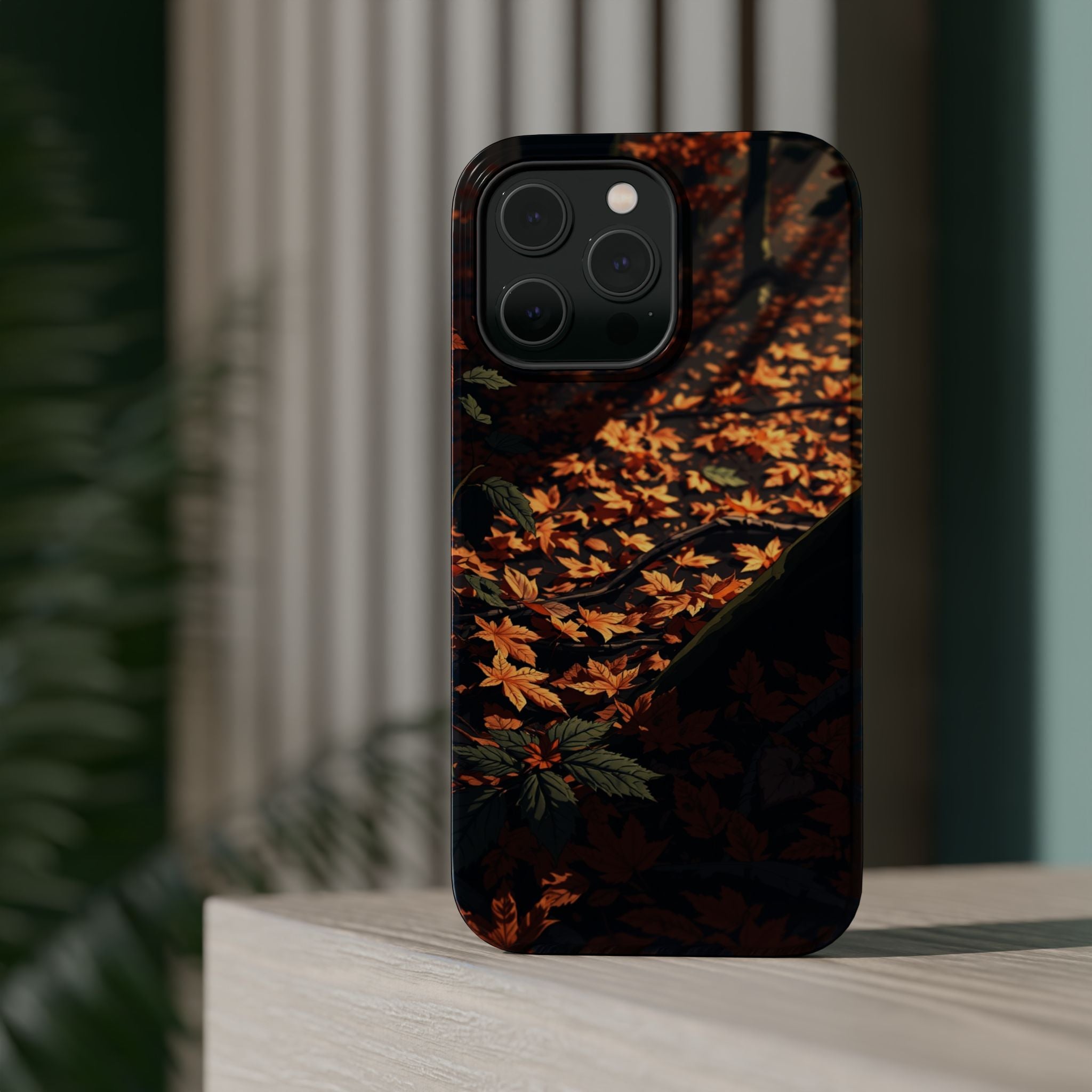 iPhone Dreamy Autumn Forest Floor Design Slim Everyday iPhone 18 · iPhone Case