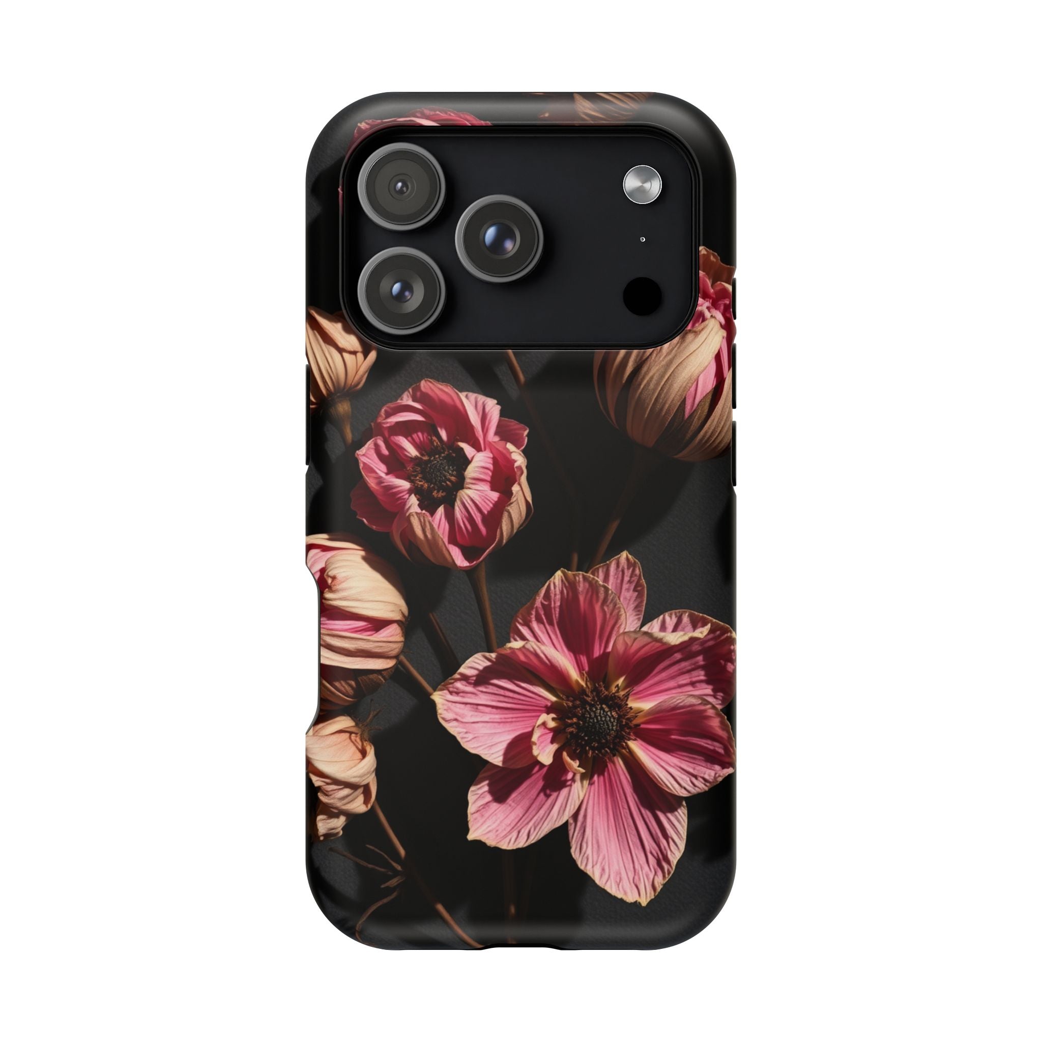 iPhone Dried Flower Flat Lay Electric Art Slim Snap Case · iPhone Case