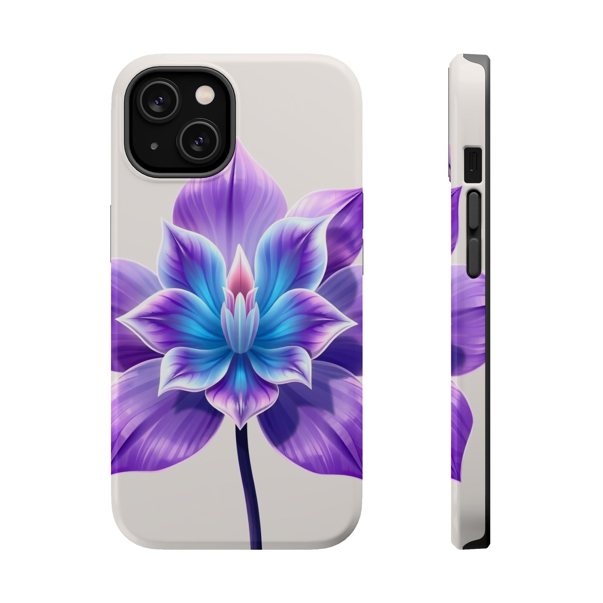 iPhone Dreamy Neon Floral Design 10 Slim Everyday Designer Case · iPhone Case