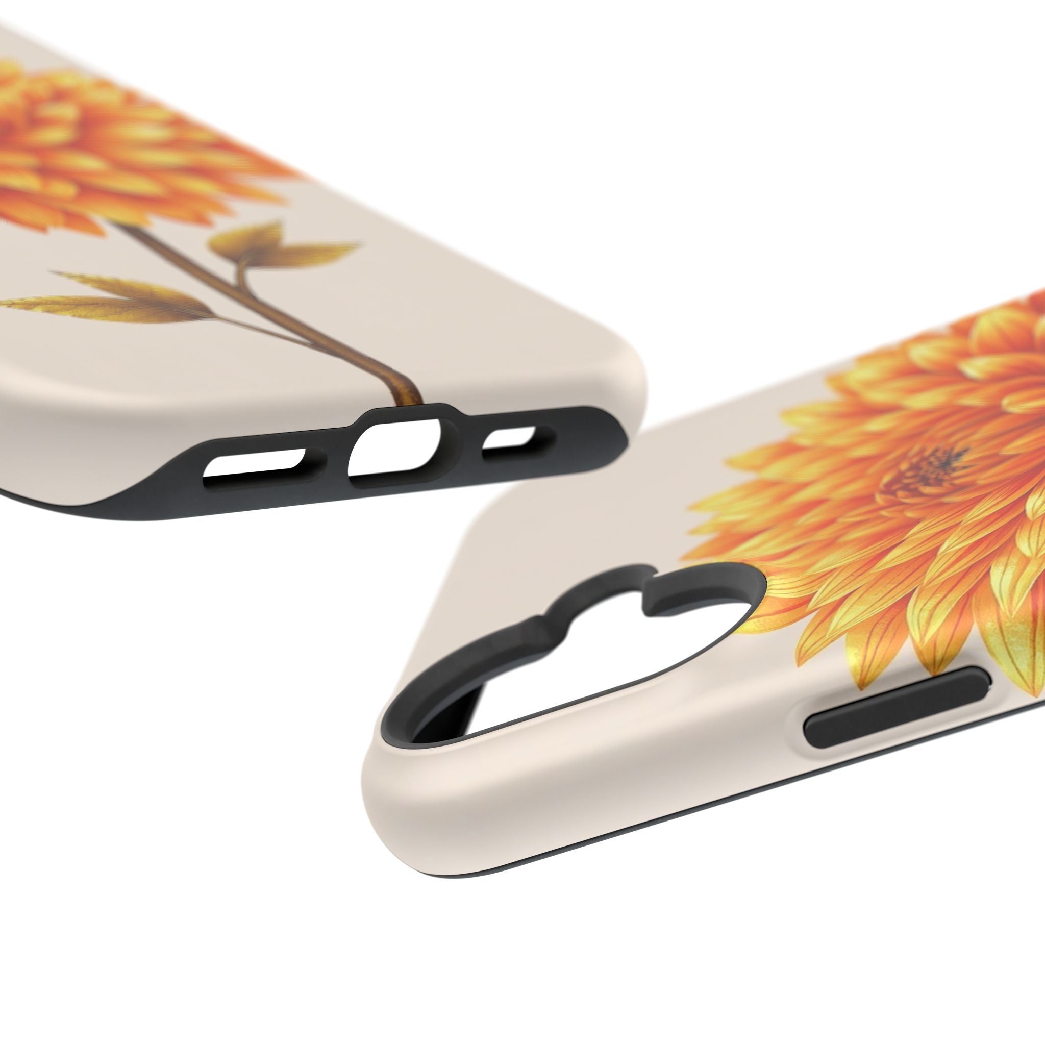 iPhone Chrysanthemum Classic Gold Foil Luxury Slim iPhone Everyday · iPhone Case