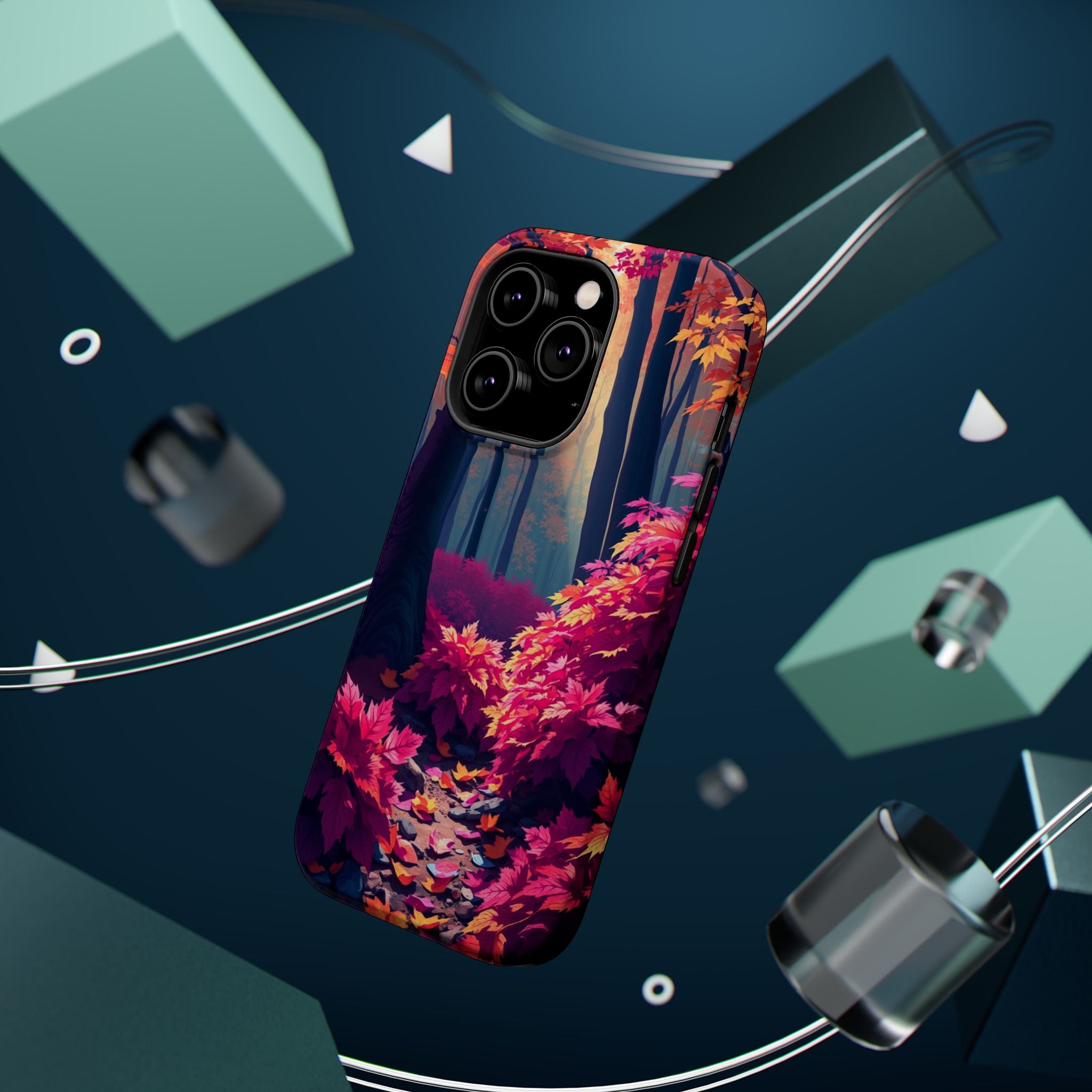 iPhone Earthy Autumn Forest Floor Design Slim Everyday iPhone Designer · iPhone