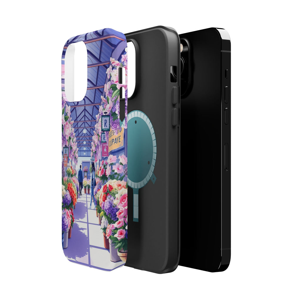 iPhone Flower Market Cinematic Art Clean Minimal Snap Cas Slim Snap Case · iPhon
