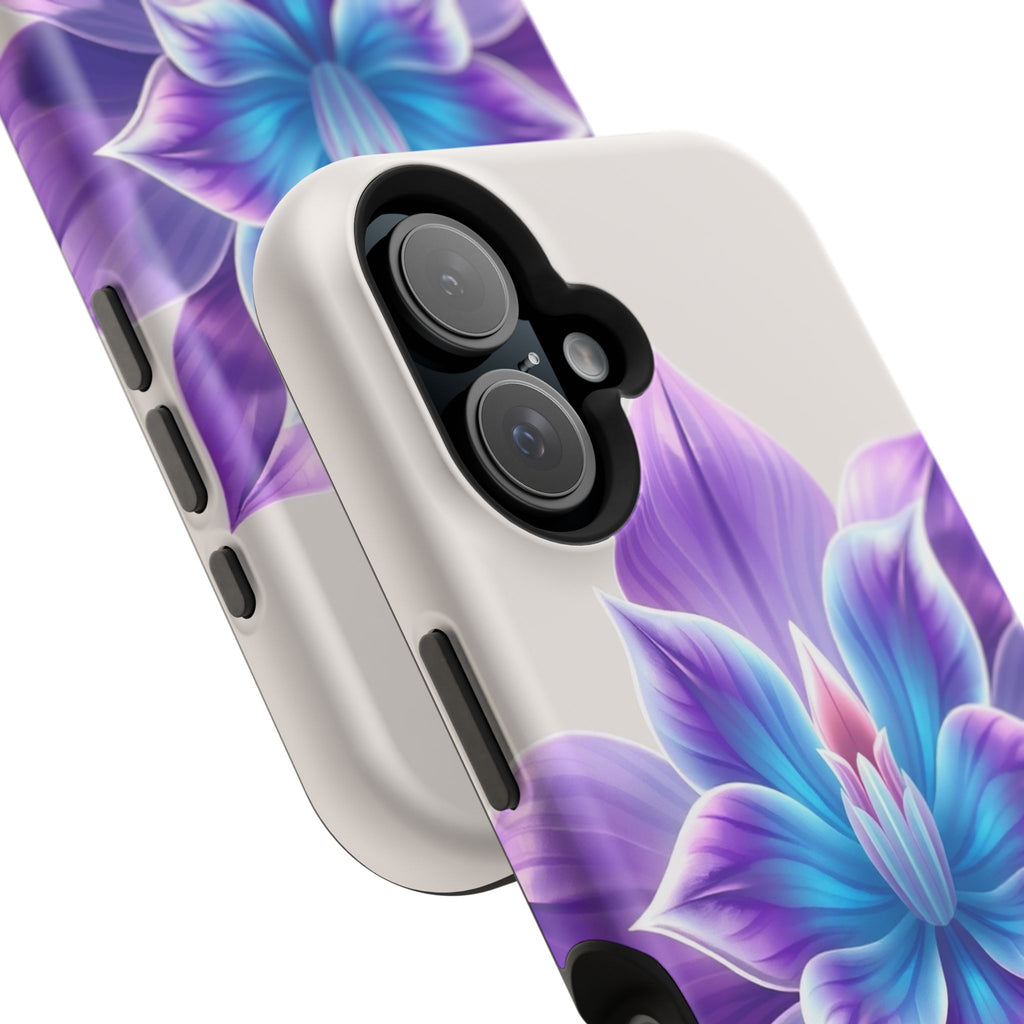 iPhone Dreamy Neon Floral Design 10 Slim Everyday Designer Case · iPhone Case