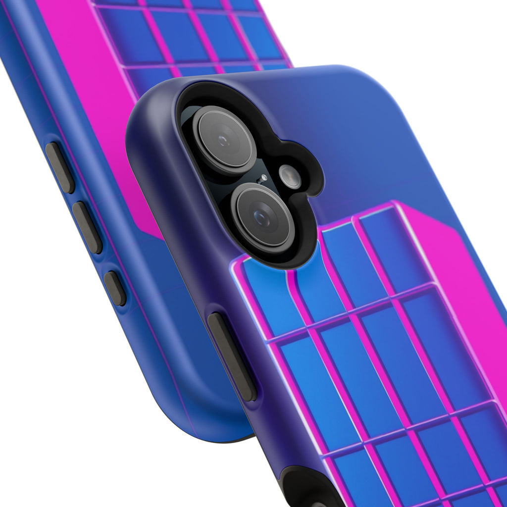iPhone Earthy 80s Grid Synthwave Design Slim Everyday Designer Case · iPhone Cas