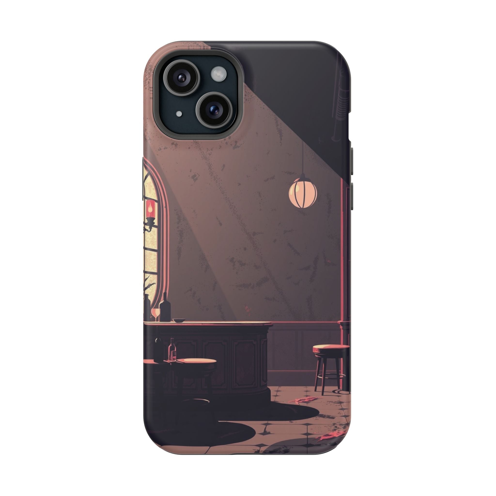 iPhone Speakeasy Dark Grunge Distressed Slim Everyday Designer Case · iPhone Cas