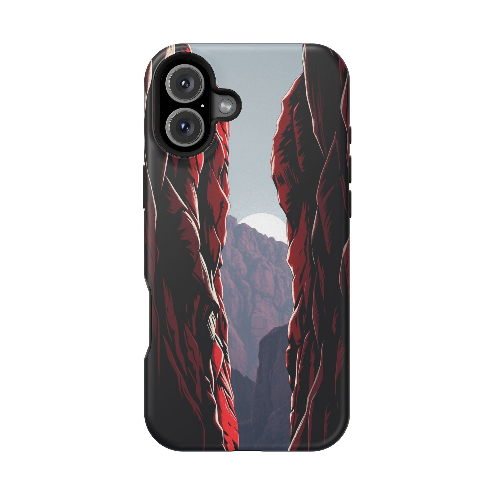 iPhone Serene Canyon Wall Design Bold Modern Everyday Snap Case · iPhone Case