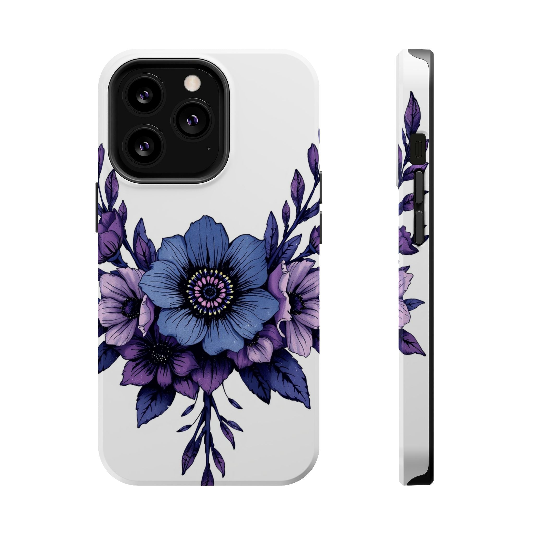 iPhone Floral Crown Grunge Distressed Slim Everyday Designer Case · iPhone Case