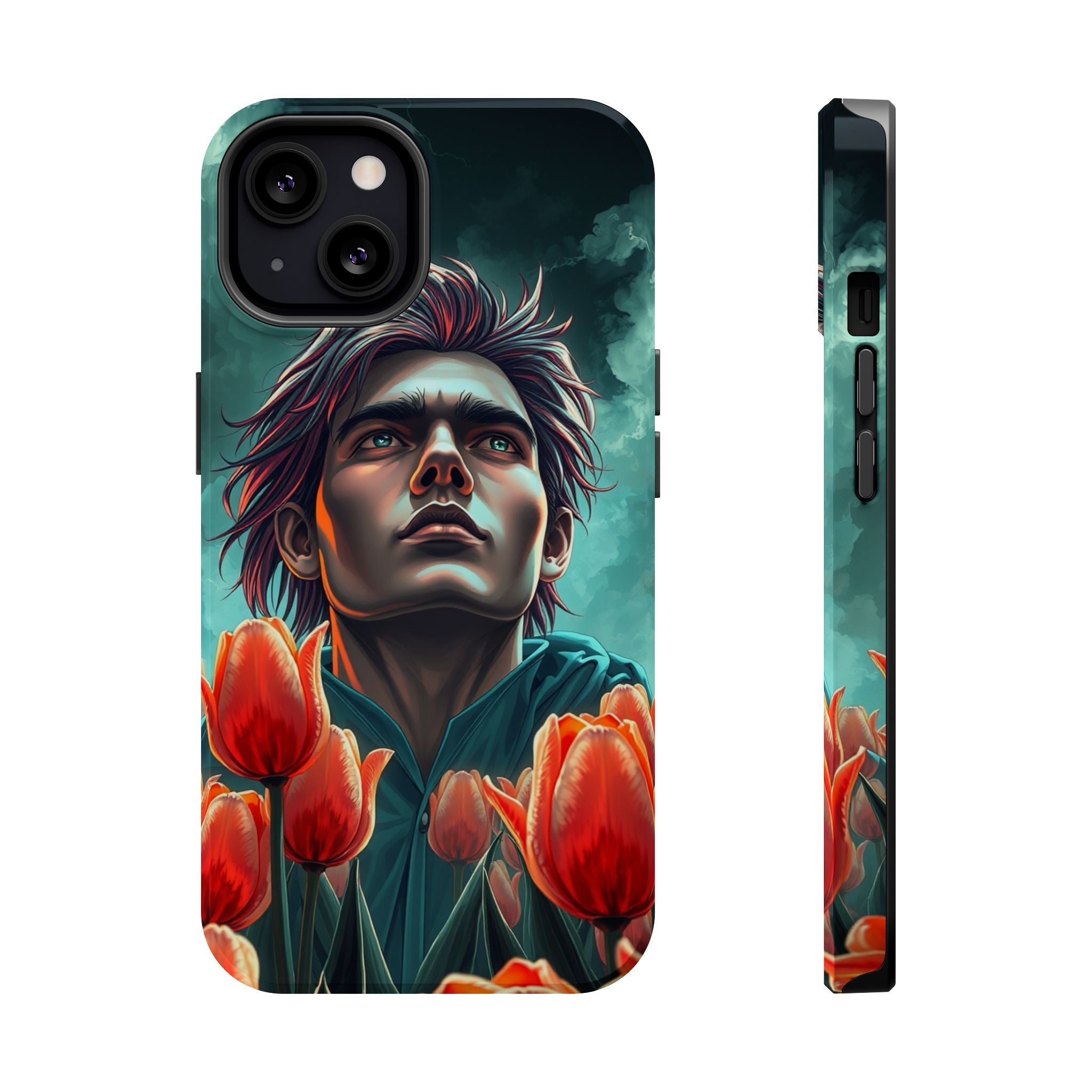 iPhone Tulip Row Electric Art Slim Everyday Designer Case · iPhone Case