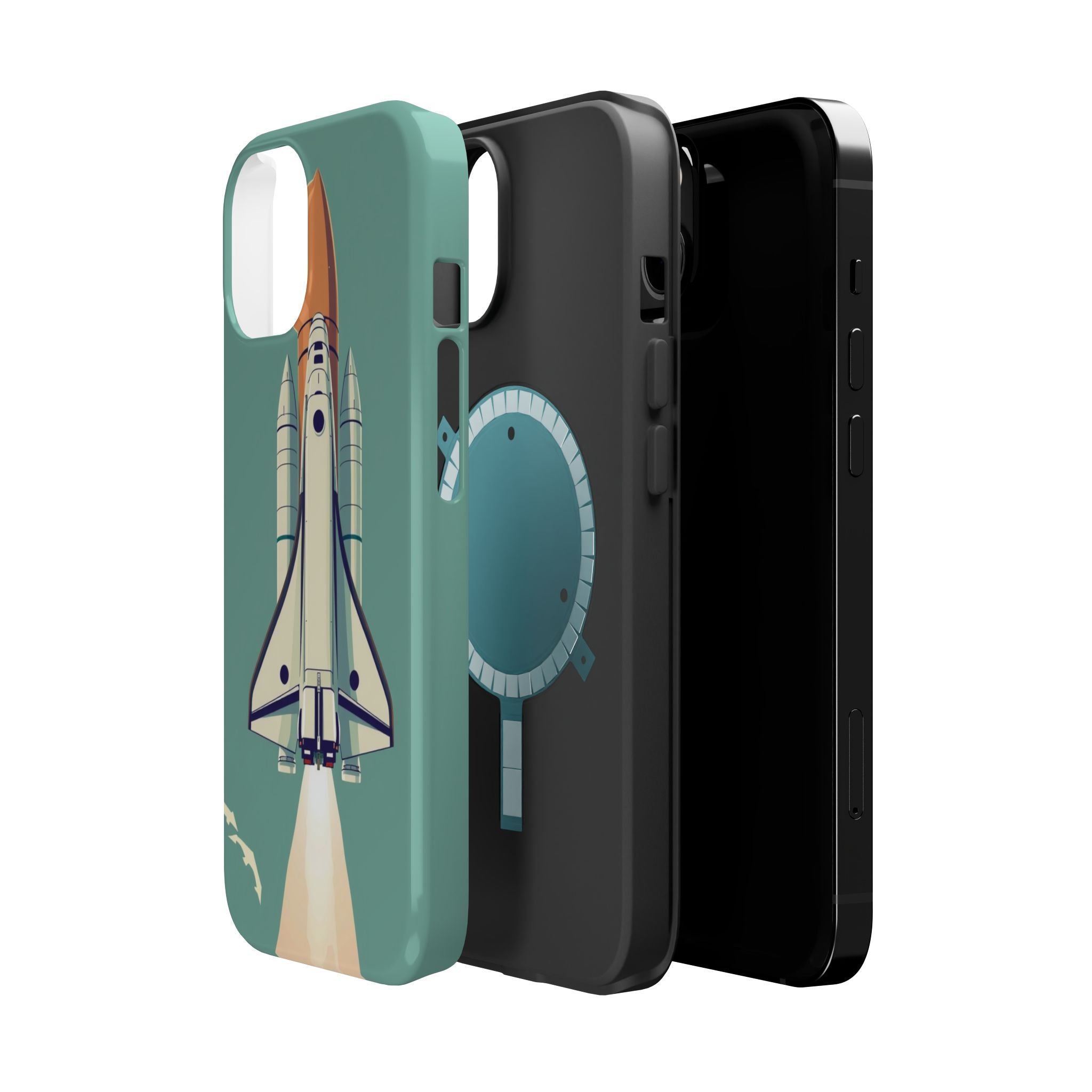 iPhone Retro Space Shuttle Cinematic Art Slim Everyday Designer Case · iPhone Ca