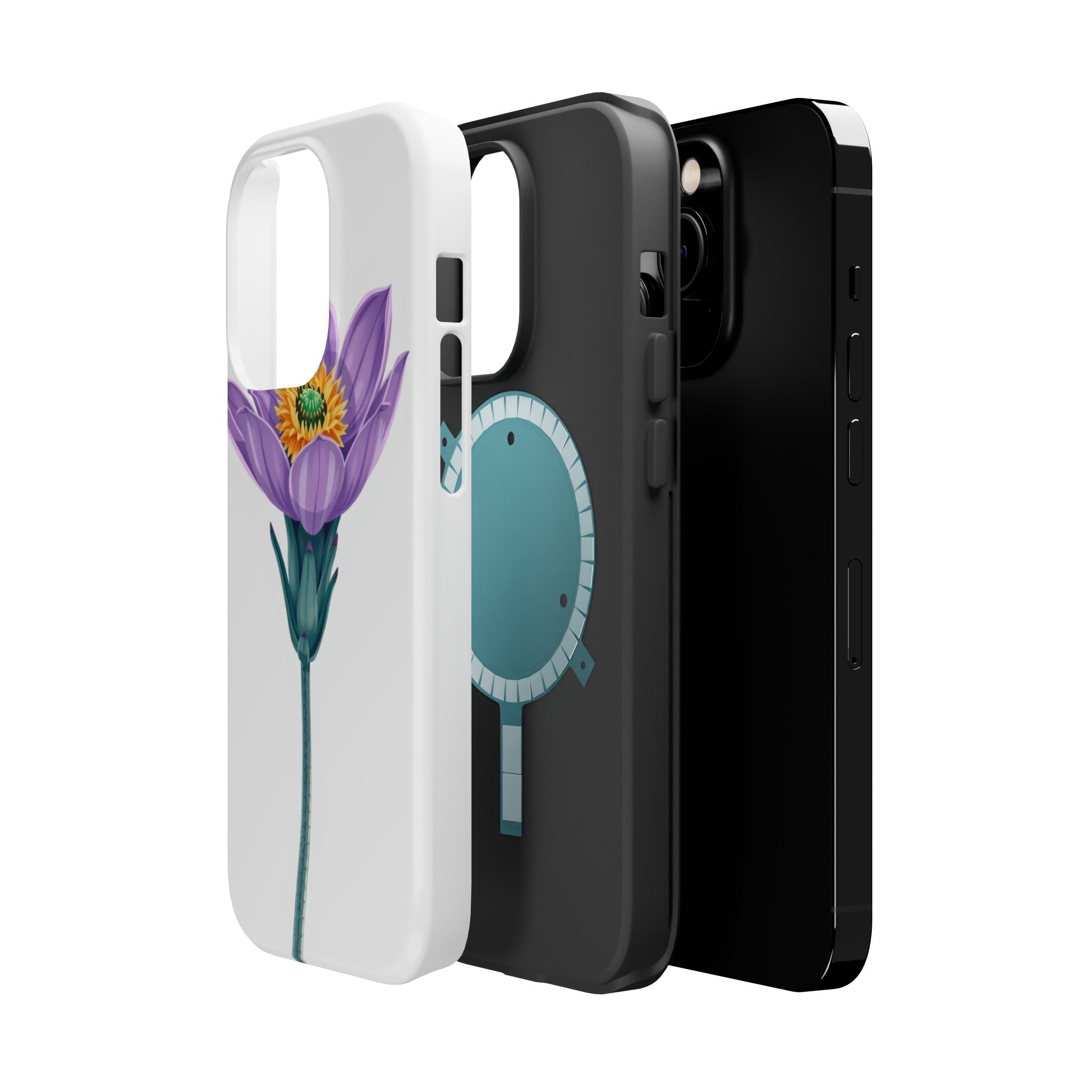 iPhone Indigo And Violet Desert Flower Slim Everyday Designer Case · iPhone Case