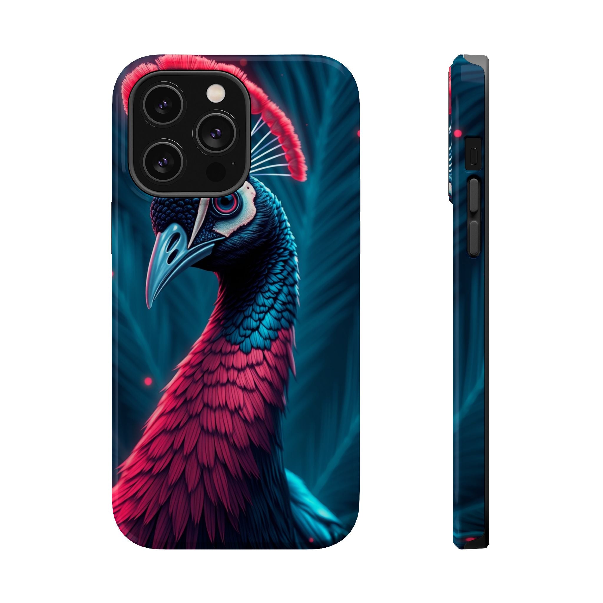 iPhone Nouveau Peacock Electric Art Slim Everyday Designer Case · iPhone Case