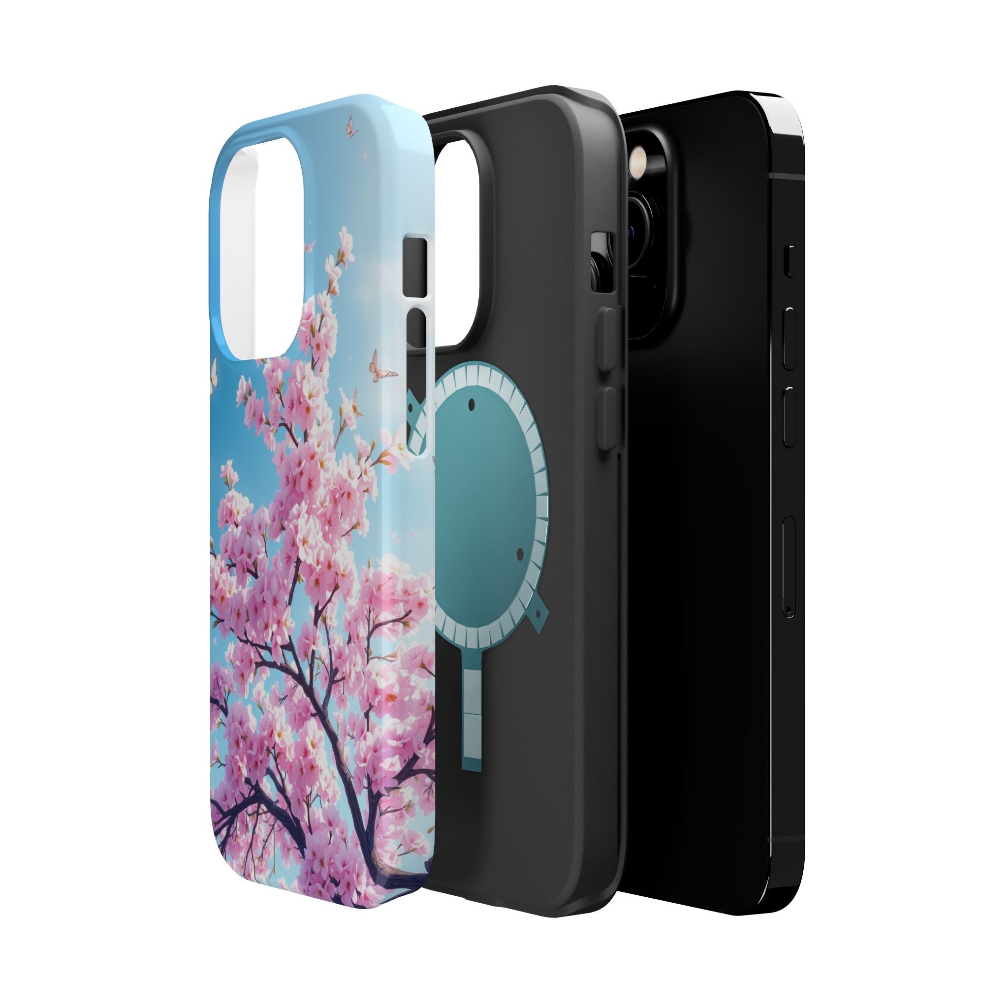 iPhone Cherry Blossom Floral Slim Everyday Designer Case · iPhone Case