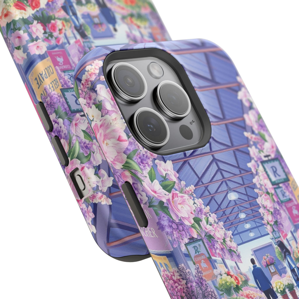 iPhone Flower Market Cinematic Art Clean Minimal Snap Cas Slim Snap Case · iPhon