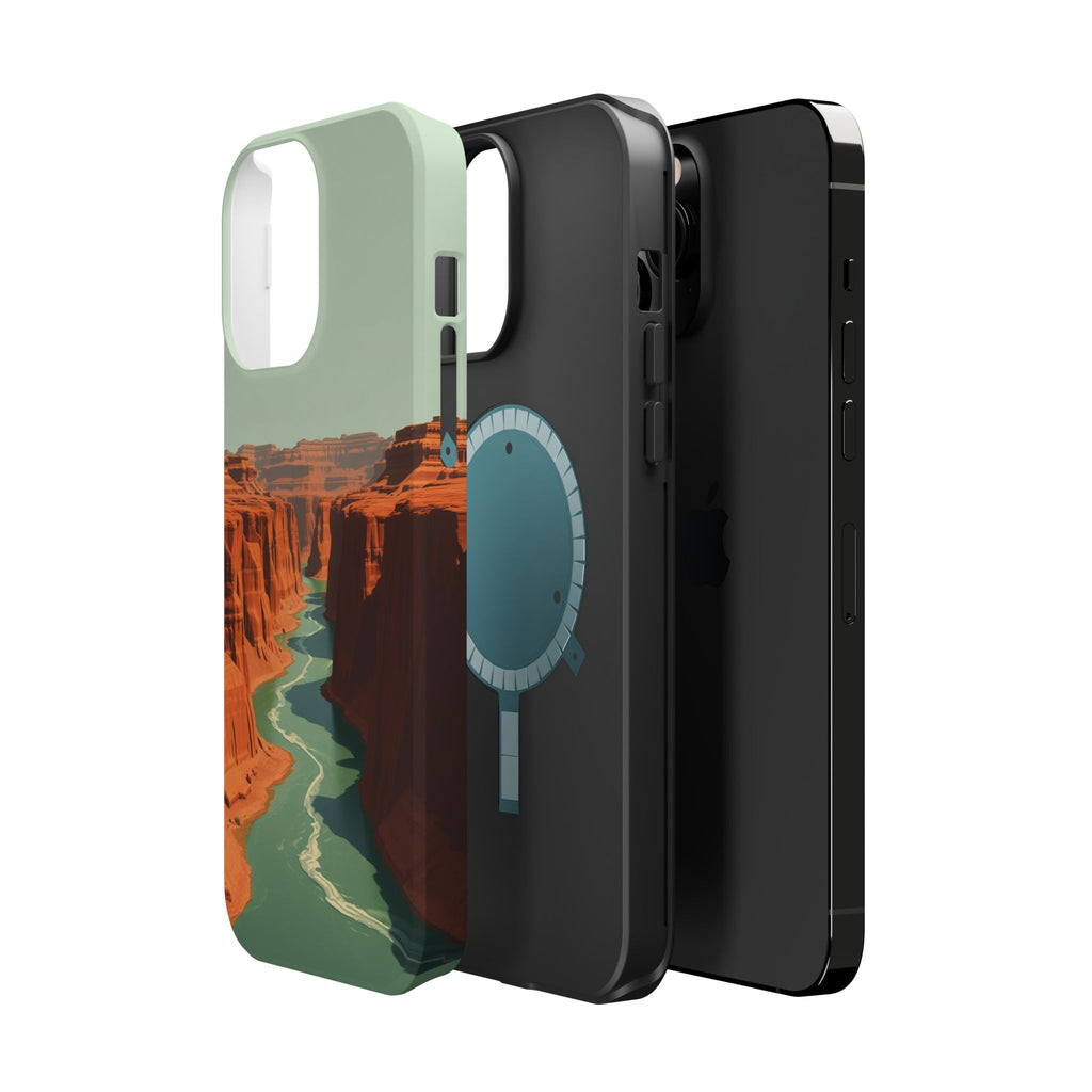 iPhone Burnt Orange And Sand River Canyon Slim iPhone Everyday Designer · iPhone