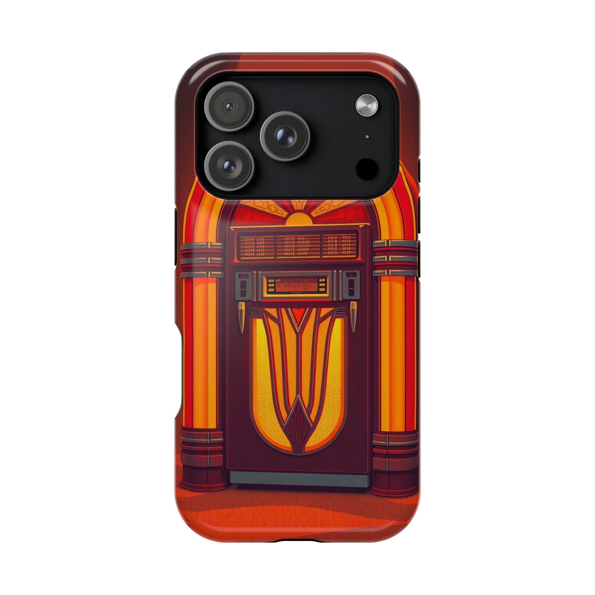 iPhone Jukebox Glow Pop Art Bold Bold Modern Everyday Snap Case · iPhone Case