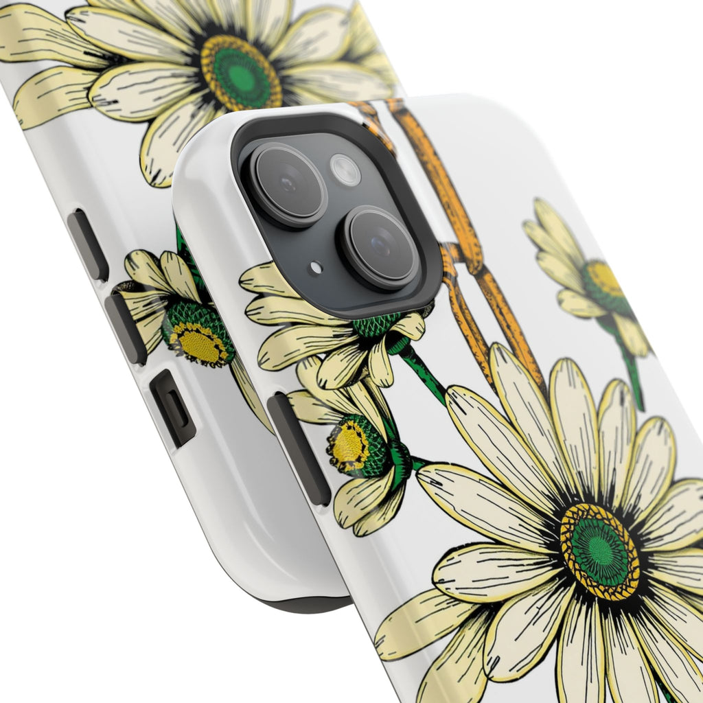 iPhone Daisy Chain Dark Gothic Ink Bold Modern Everyday Snap Case · iPhone Case