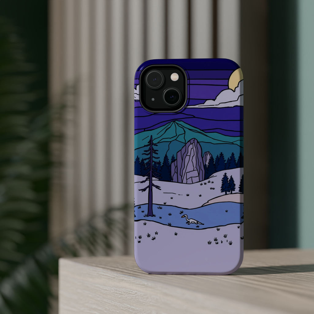 iPhone Pine Ridge Stained Glass Slim Everyday Designer Case · iPhone Case