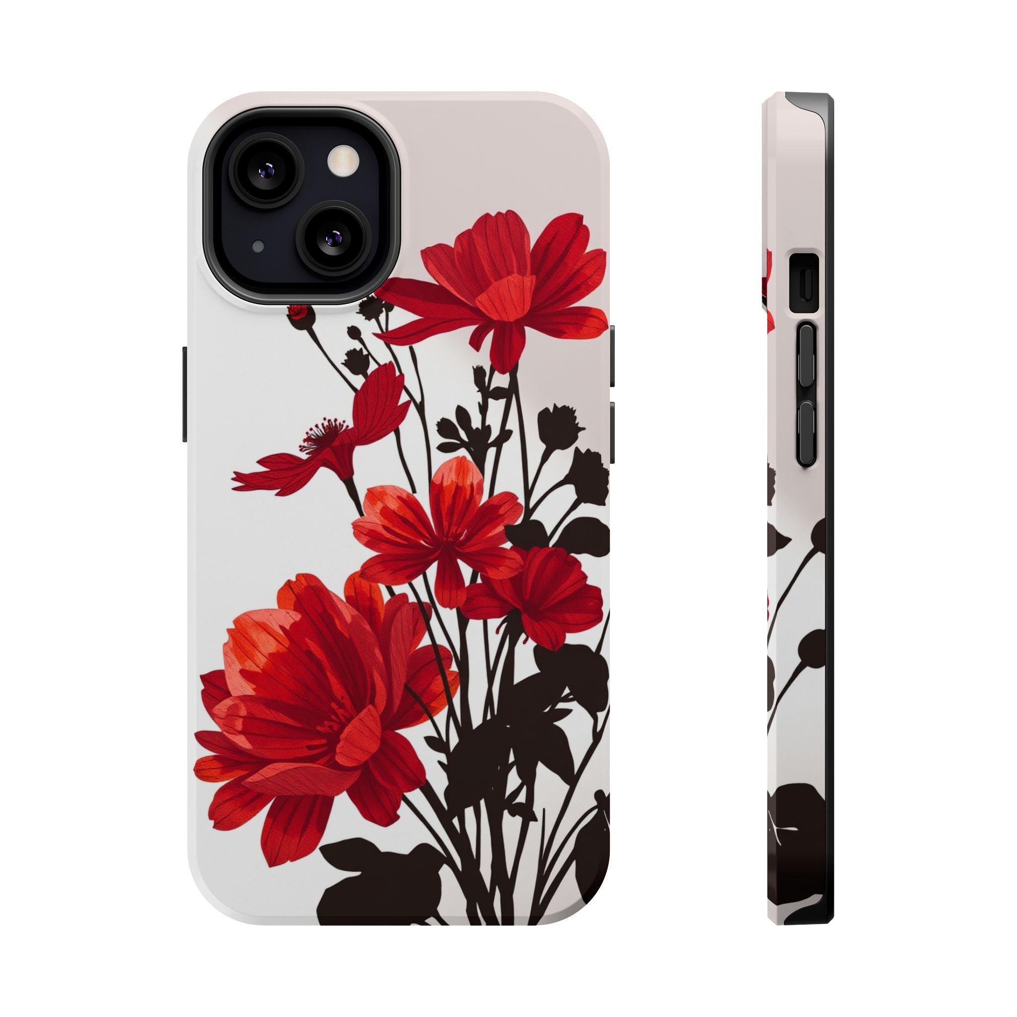 iPhone Floral Silhouette Cinematic Art Slim Snap Case · iPhone Case