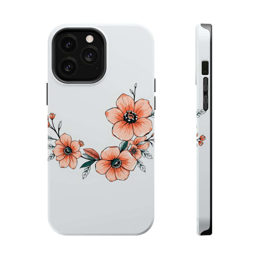 iPhone Vibrant Floral Crown Design Bold Modern Everyday Snap Case · iPhone Case