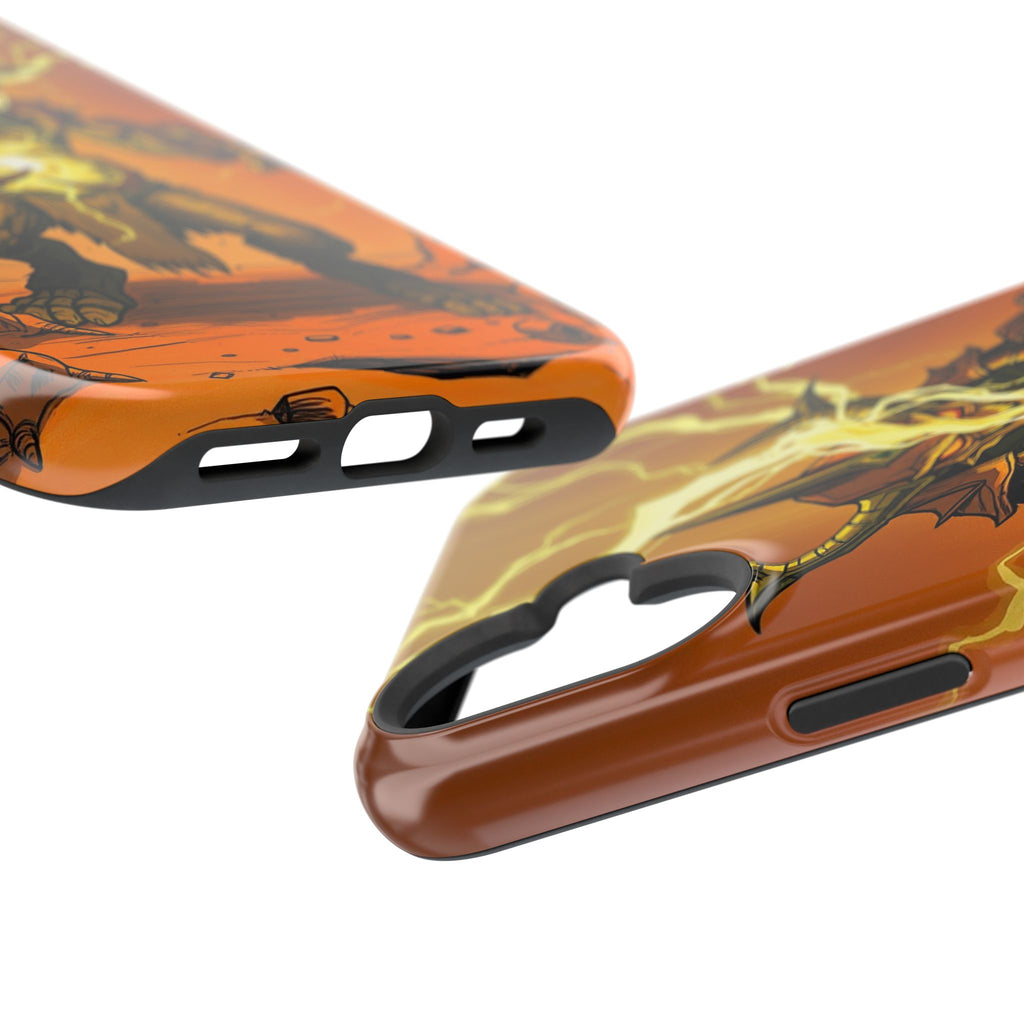 iPhone Burnt Orange And Sand Chaos Goblin Energy Clean Minimal Snap Case · iPhon