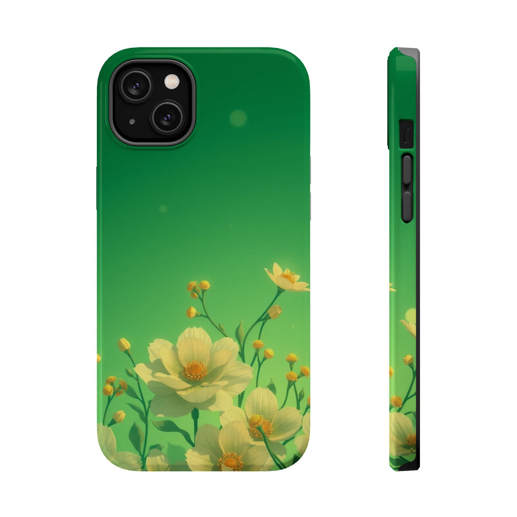 iPhone Vibrant Floral Ombre Design Bold Modern Everyday Snap Case · iPhone Case