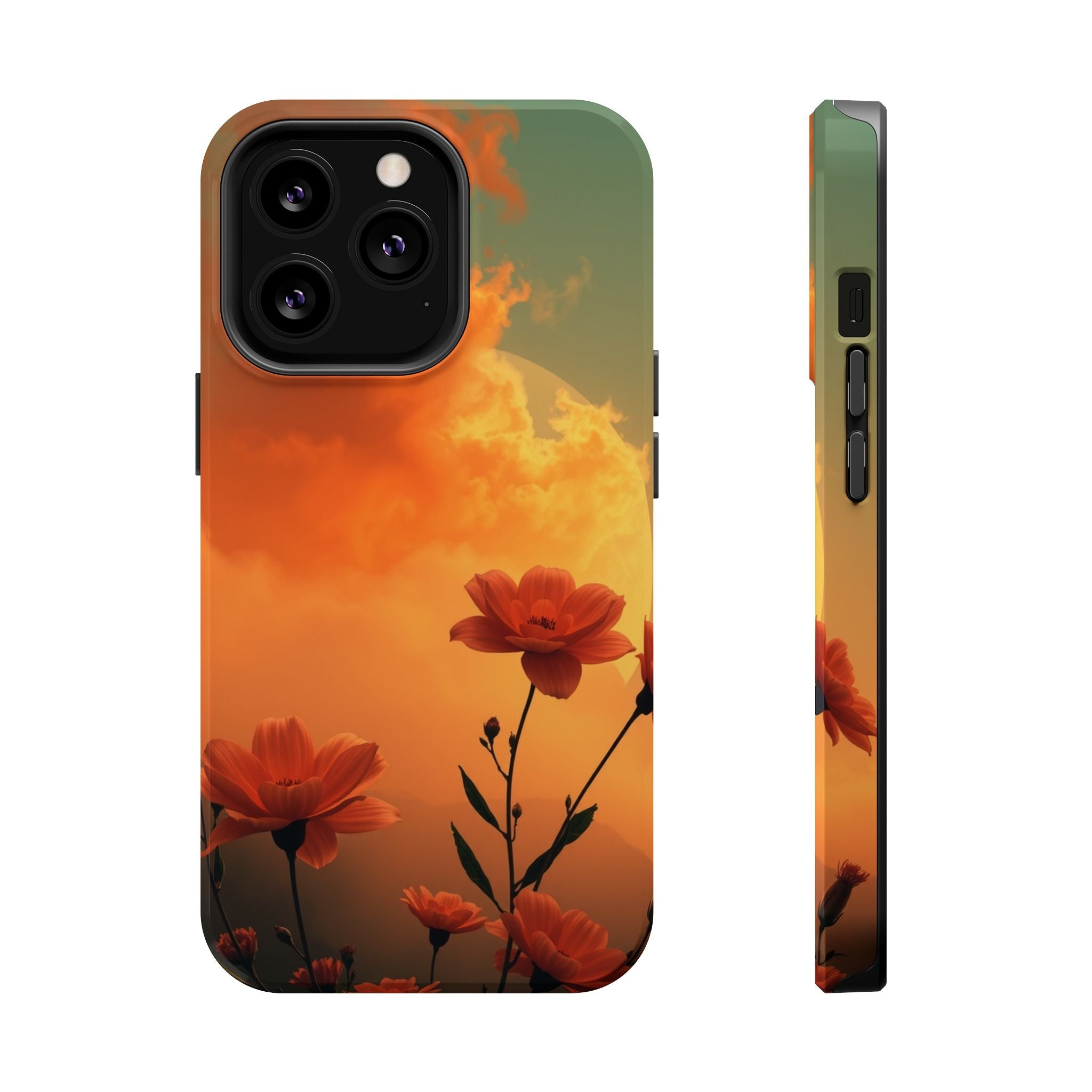iPhone Floral Ombre Enchanted Art Bold Modern Everyday Snap Case · iPhone Case