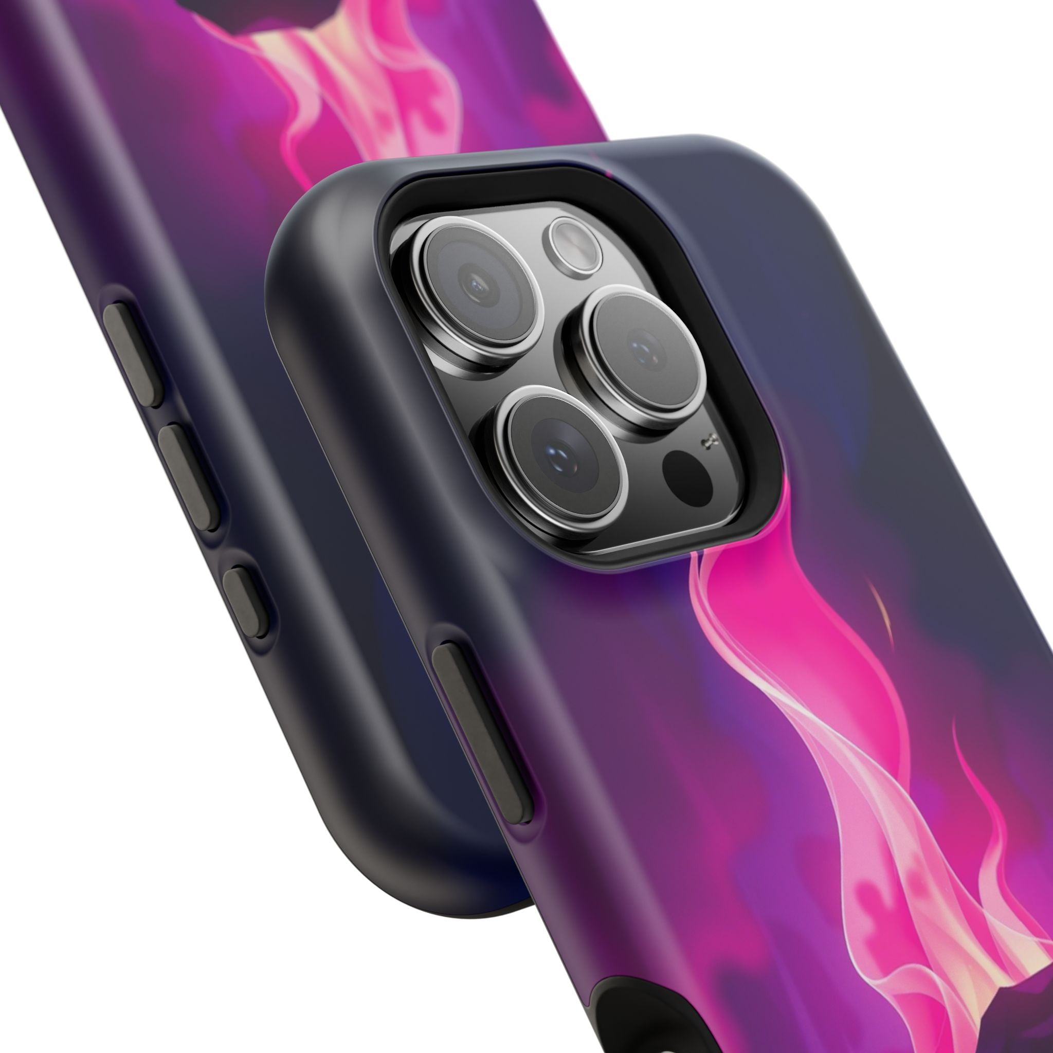 iPhone Cyan And Magenta Wildfire Glow Slim Everyday Designer Case · iPhone Case