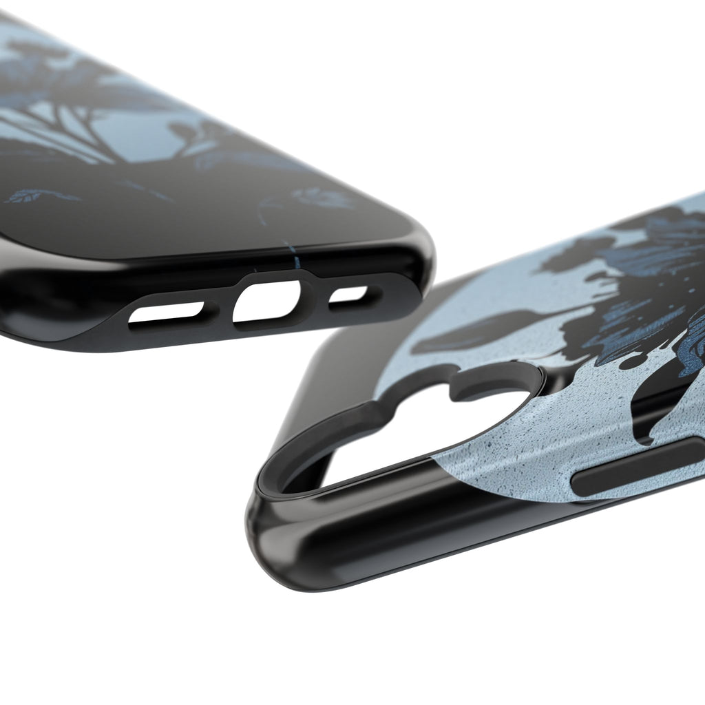 iPhone Radiant Floral Silhouette Design Slim Everyday Designer Case · iPhone Cas