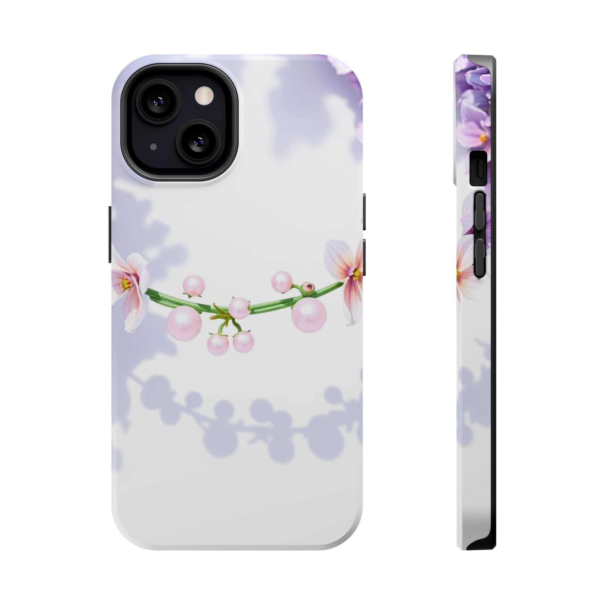 iPhone Vibrant Floral Crown Design Clean Minimal Snap Cas Slim Snap Case · iPhon