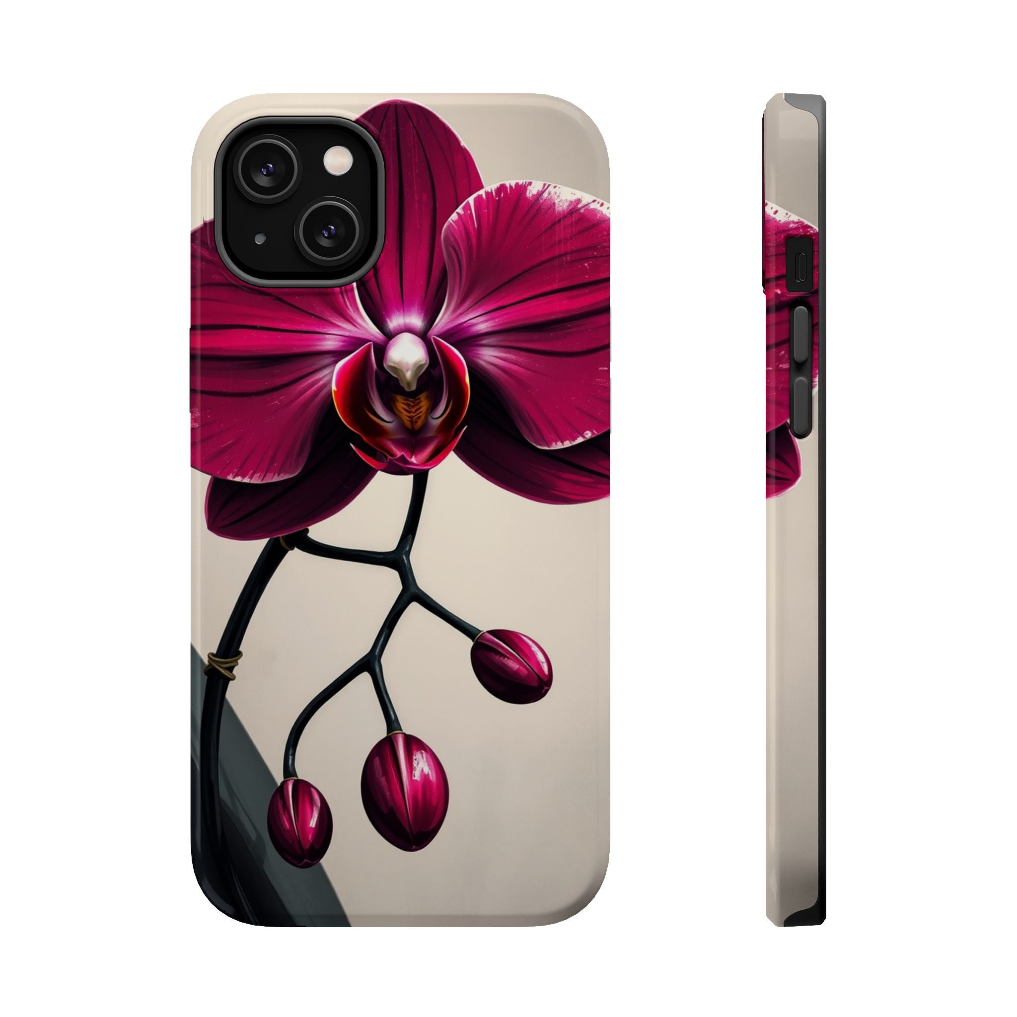 iPhone Orchid Study Enchanted Art Bold Modern Everyday Snap Case · iPhone Case