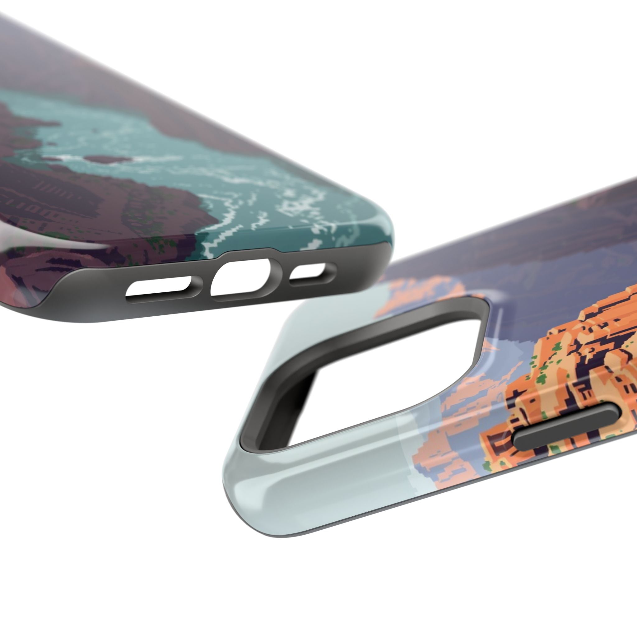 iPhone Charcoal And Copper River Canyon Slim Everyday iPhone 13 · iPhone Case