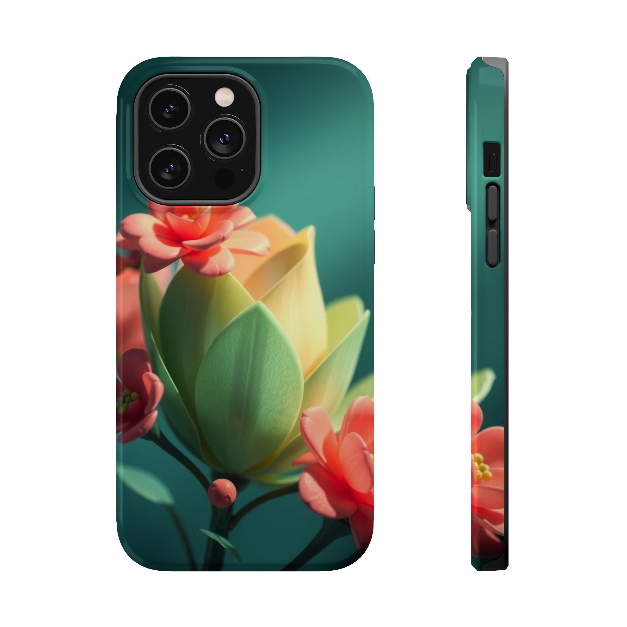 iPhone Floral Geometric Electric Art Slim Everyday Designer Case · iPhone Case