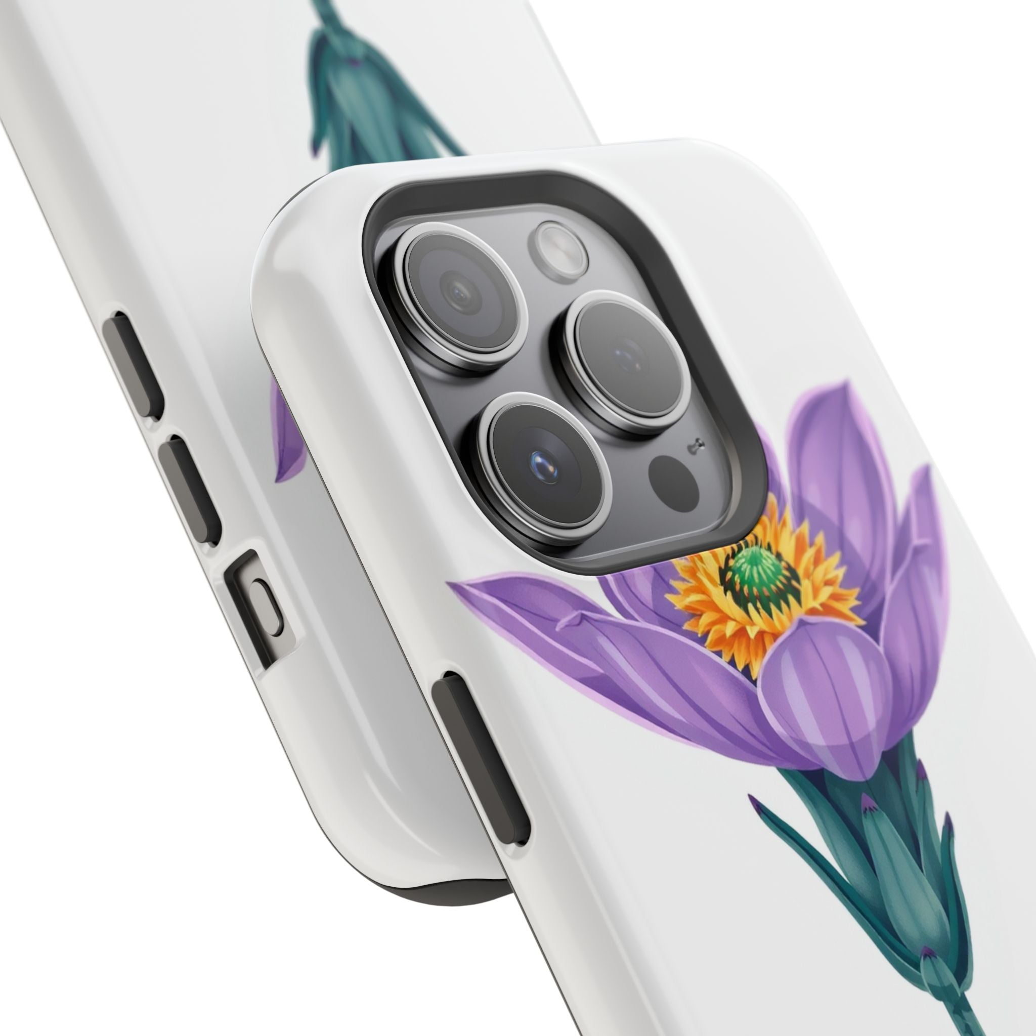 iPhone Indigo And Violet Desert Flower Slim Everyday Designer Case · iPhone Case