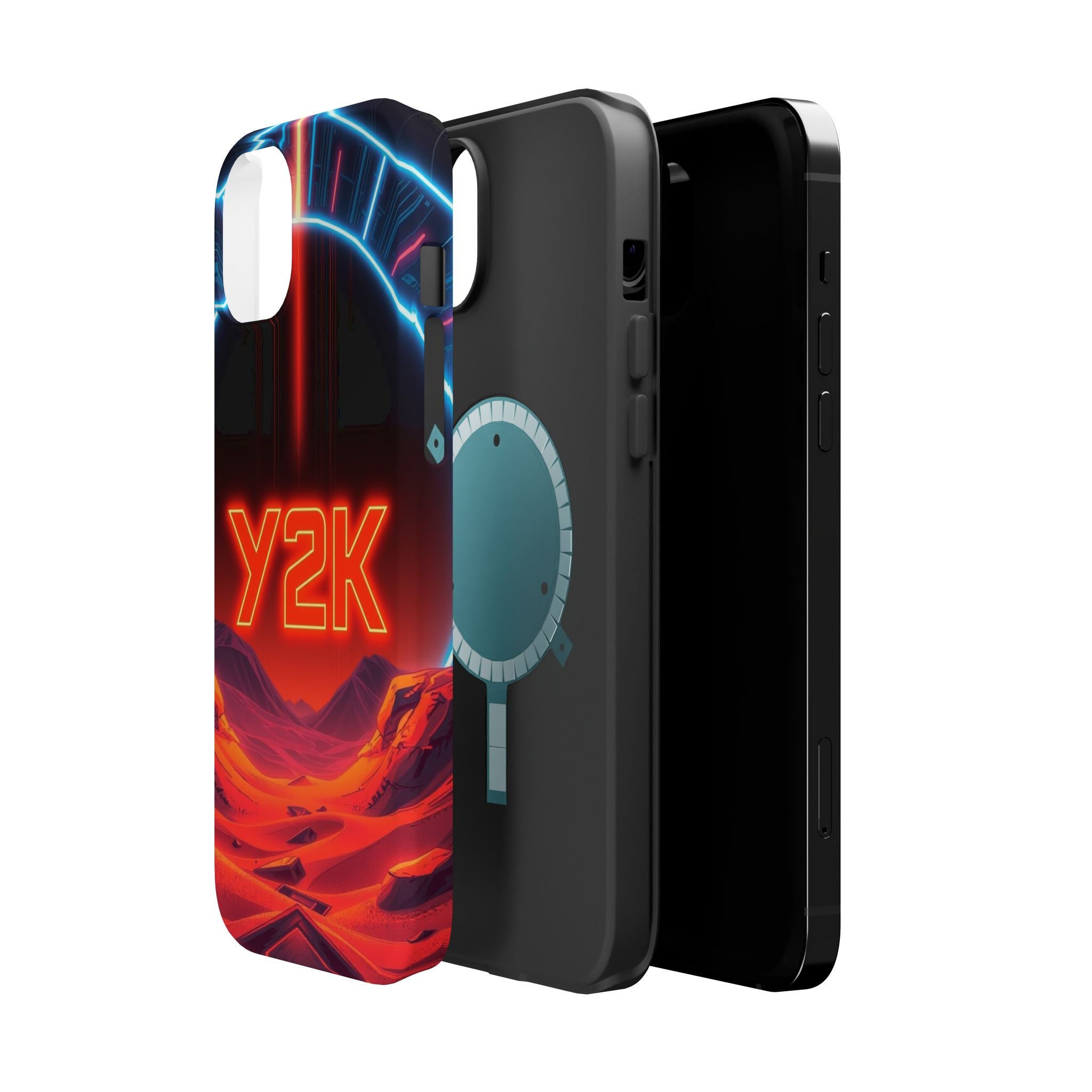 iPhone Y2K Holographic Enchanted Art Slim Everyday Designer Case · iPhone Case