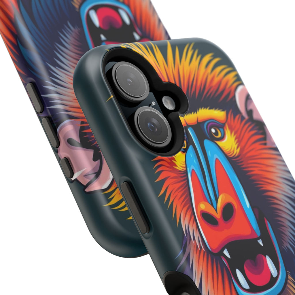 iPhone Mandrill Colorful Face Kids Fun iPhone Phone Case Gift Slim · iPhone Case