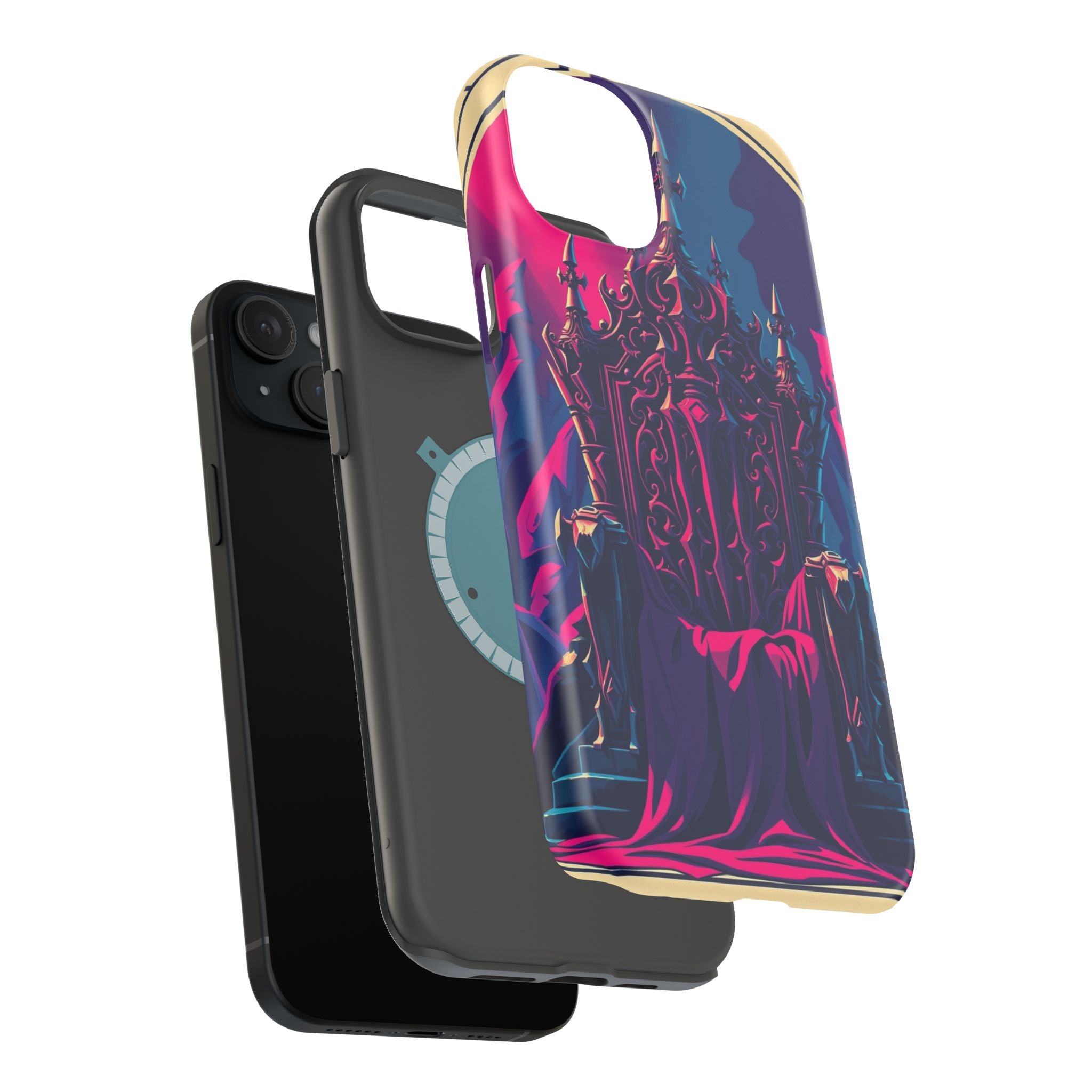 iPhone Lich King Throne Vintage Retro Poster Slim Everyday Designer Case · iPhon