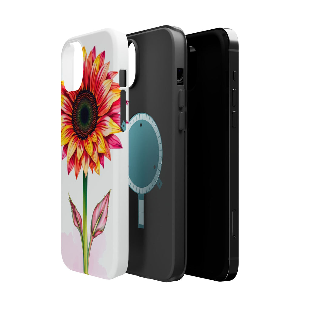iPhone Sunflower Pop Vibrant Watercolor Slim Snap Case · iPhone Case