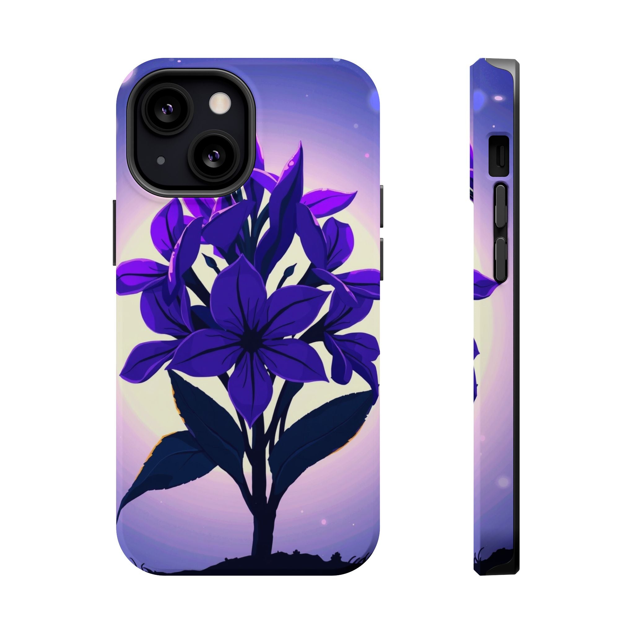 iPhone Floral Crown Mystic Art 13 Bold Modern Everyday Snap Case · iPhone Case