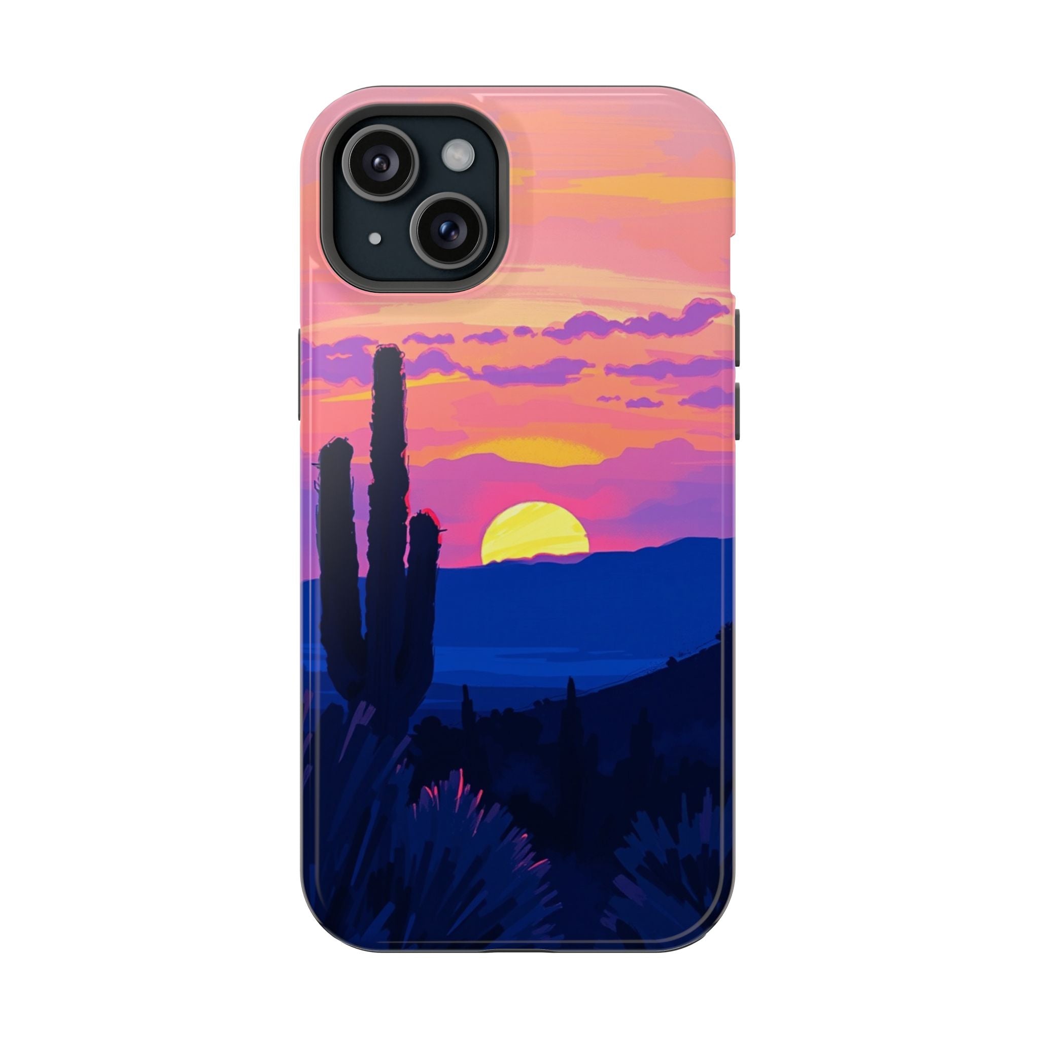 iPhone Mesa Sunset Oil Painting Impressionist Slim iPhone Everyday · iPhone Case
