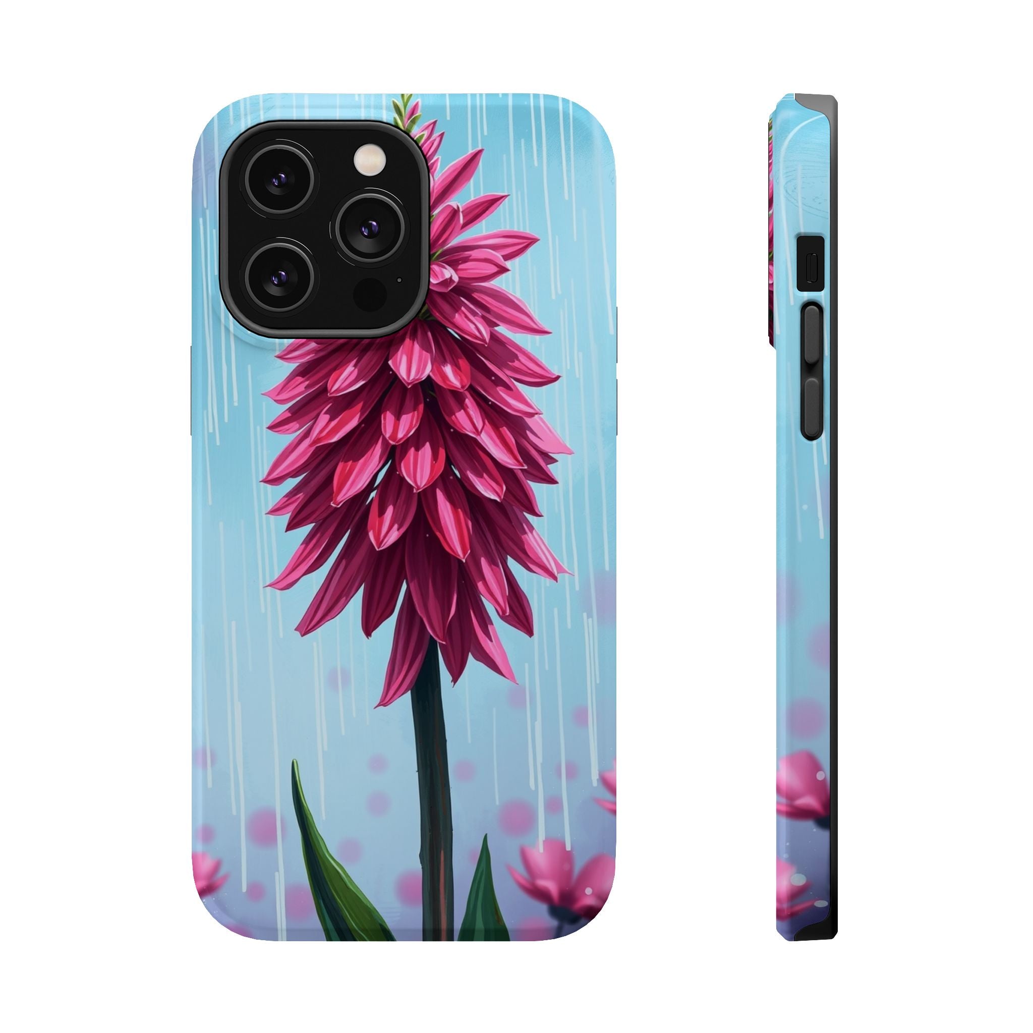 iPhone Cyan And Magenta Spring Shower Bloom Slim iPhone Everyday · iPhone Case