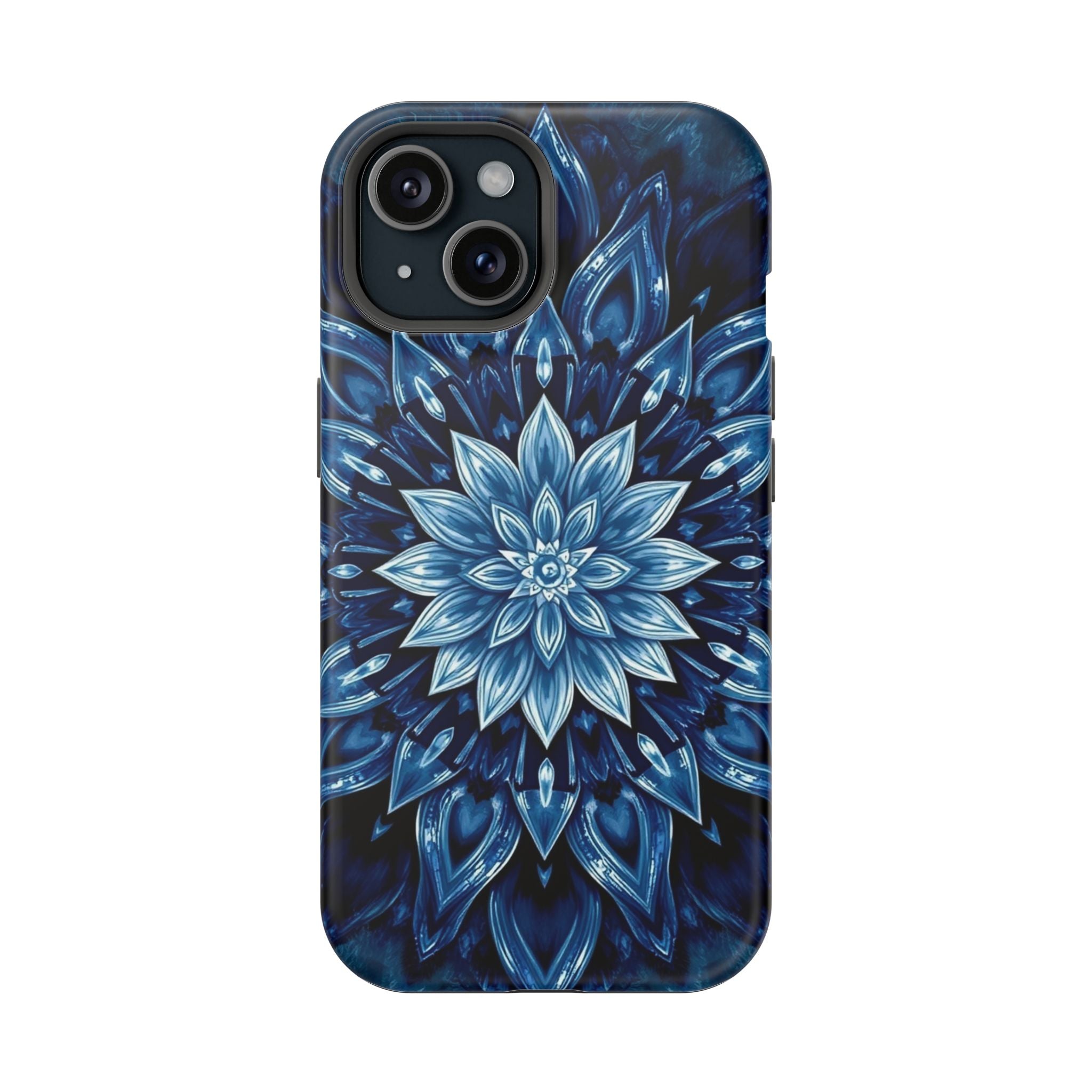 iPhone Floral Mandala Electric Art Bold Modern Everyday Snap Case · iPhone Case
