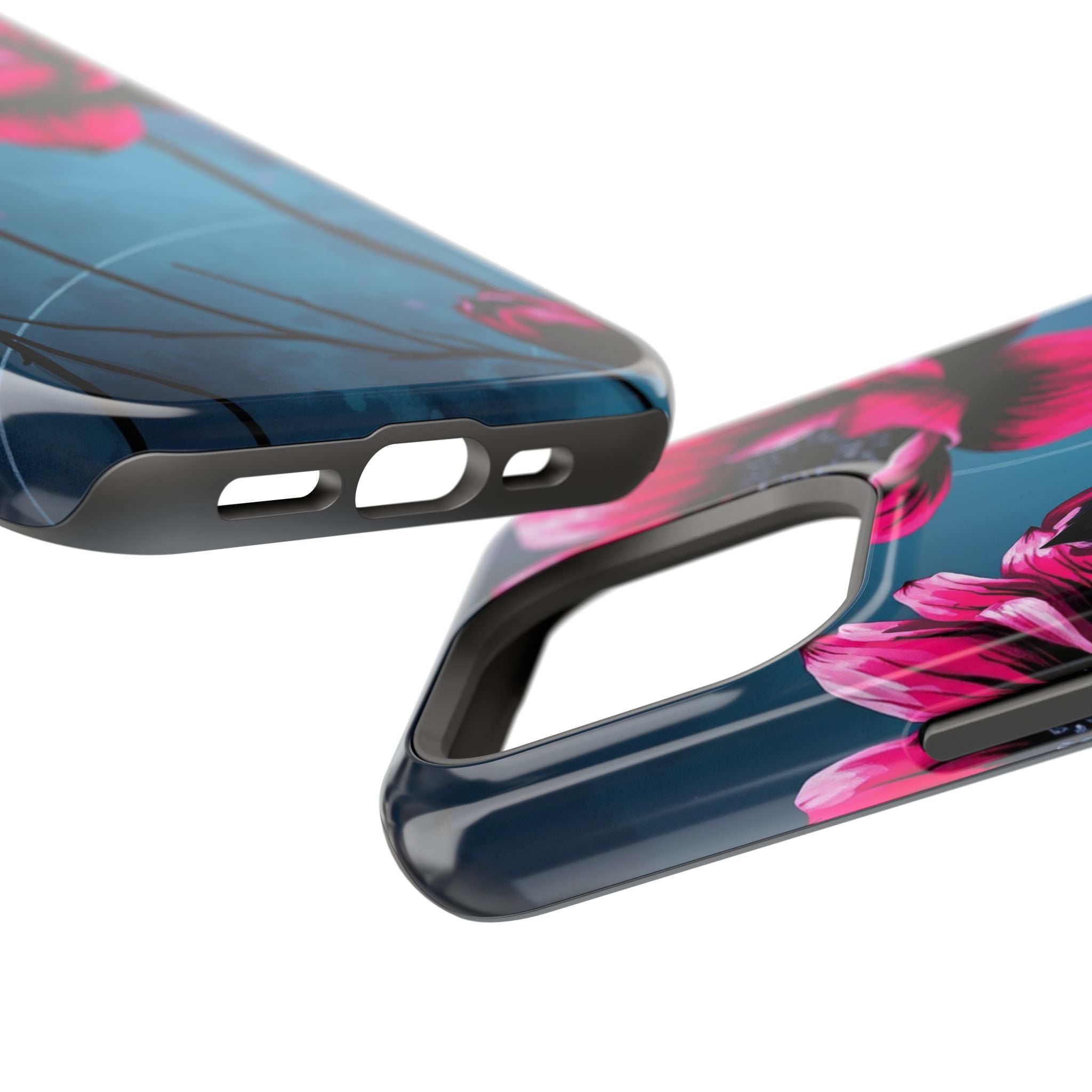 iPhone Floral Ink Wash Bold Art Slim Everyday Designer Case · iPhone Case