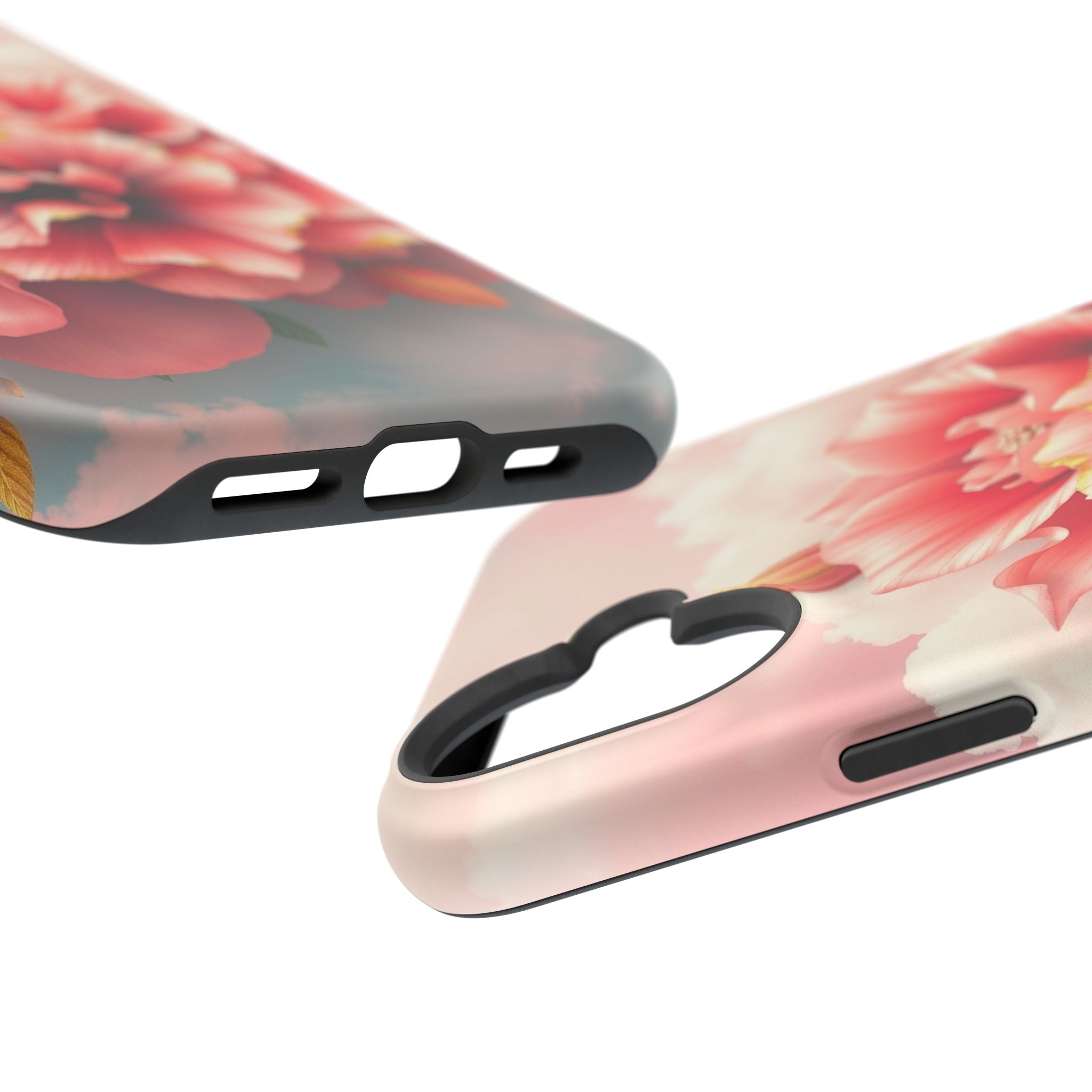 iPhone Pastel Floral Cloud Gold Foil Luxury Slim iPhone Everyday · iPhone Case