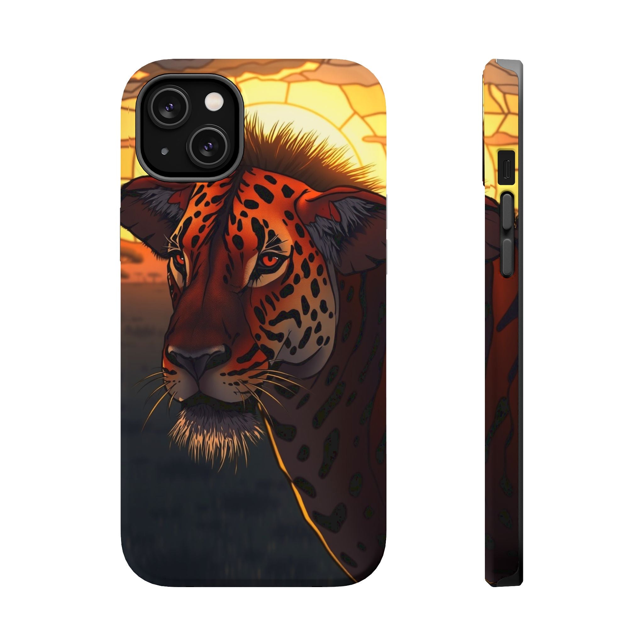 iPhone Savanna Horizon Stained Glass Slim Everyday Designer Case · iPhone Case