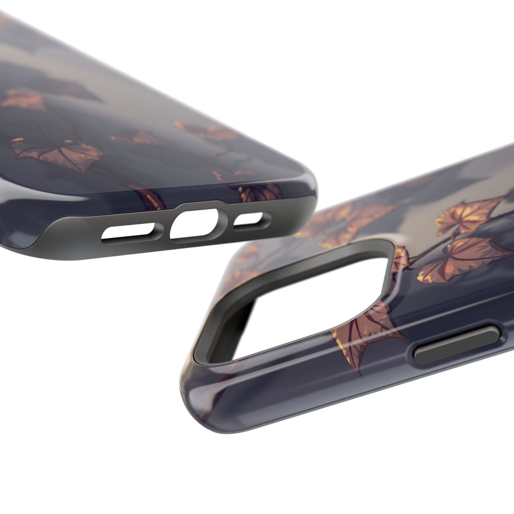 iPhone Charcoal And Copper Art Nouveau Vine Soft iPhone 13 Finish · iPhone Case