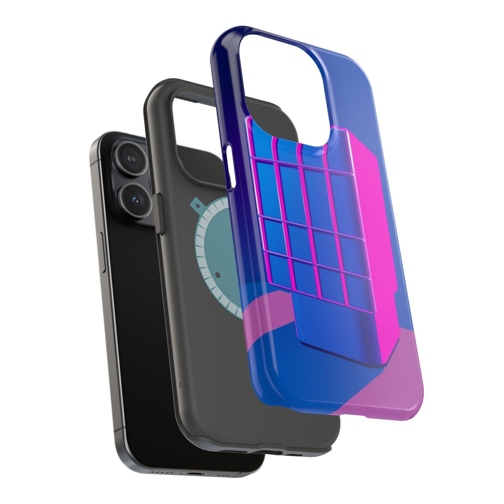 iPhone Earthy 80s Grid Synthwave Design Slim Everyday Designer Case · iPhone Cas